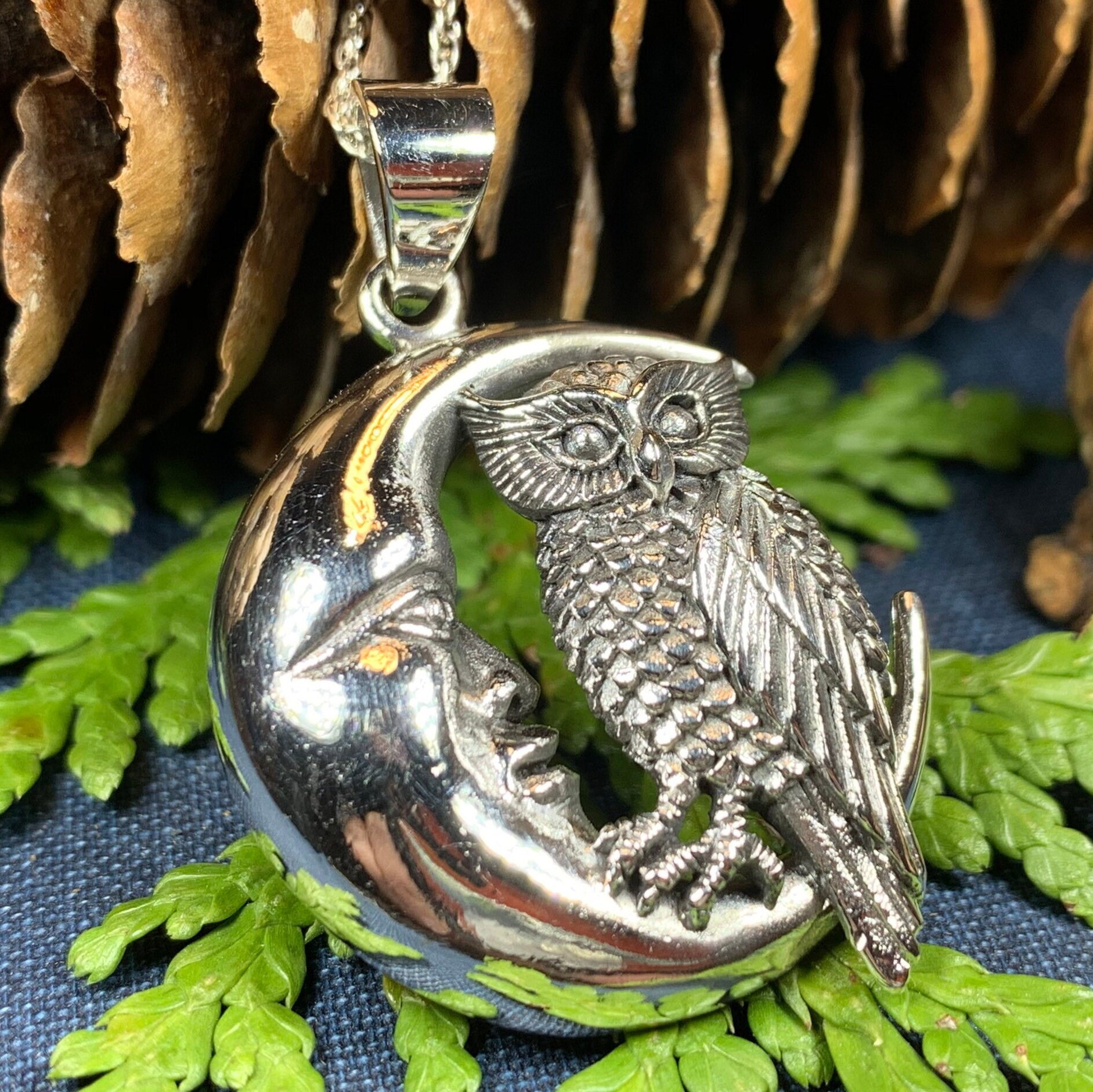 Owl moon sale necklace