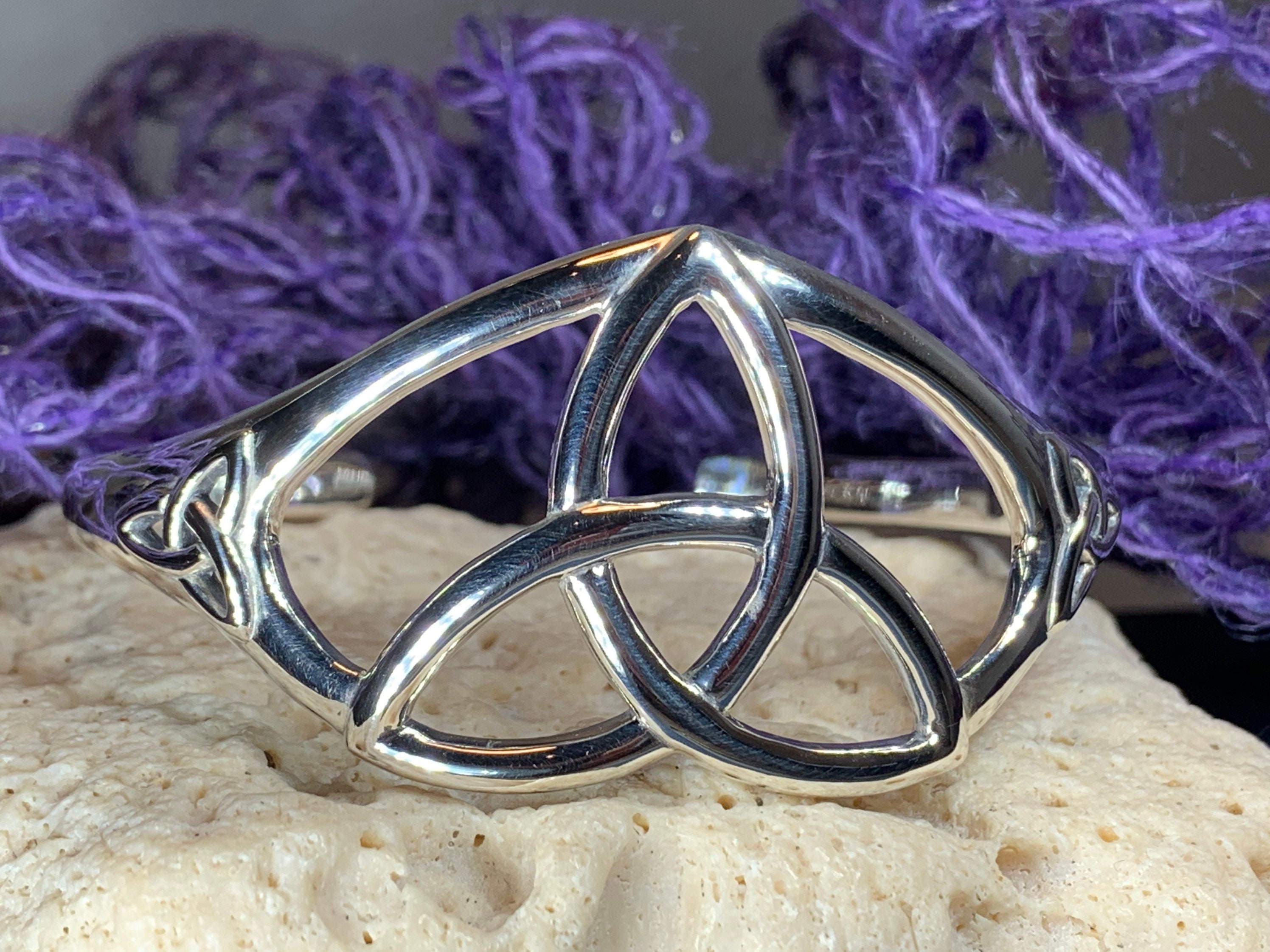 Trinity Knot Bracelet, Celtic Jewelry, Irish Jewelry, Celtic Knot Bracelet, Bridal Jewelry