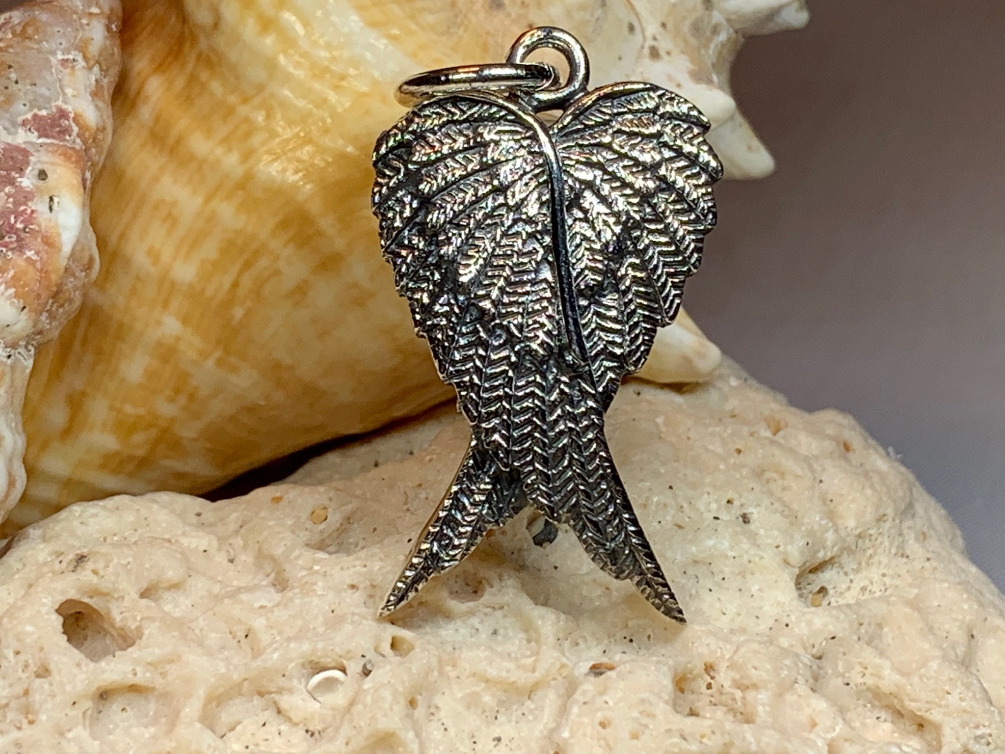Angel Wings Necklace Celtic Jewelry Spiritual Jewelry Angel | Etsy