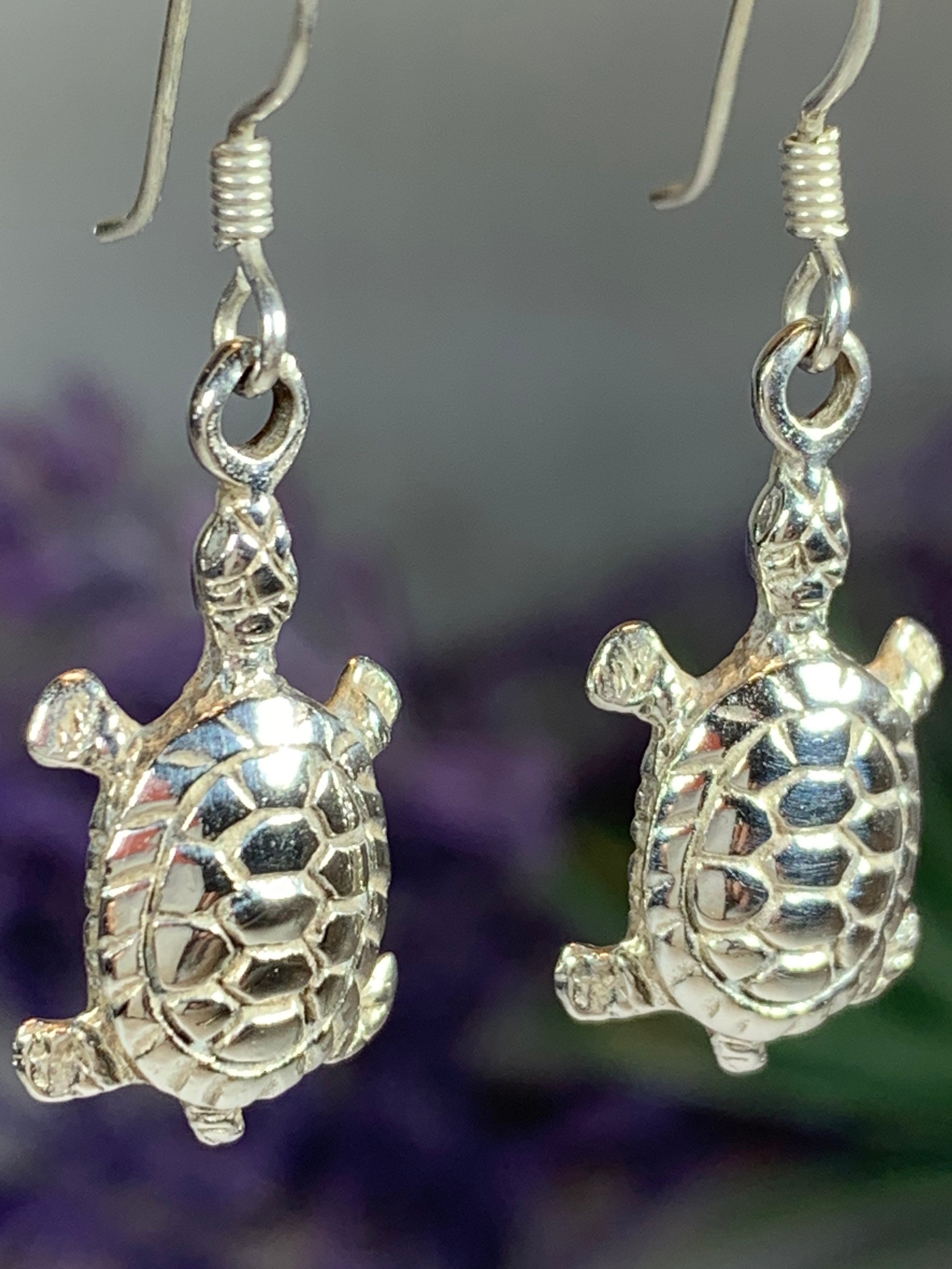 Turtle Earrings, Celtic Jewelry, Animal Jewelry, Beach Jewelry, Gift ...