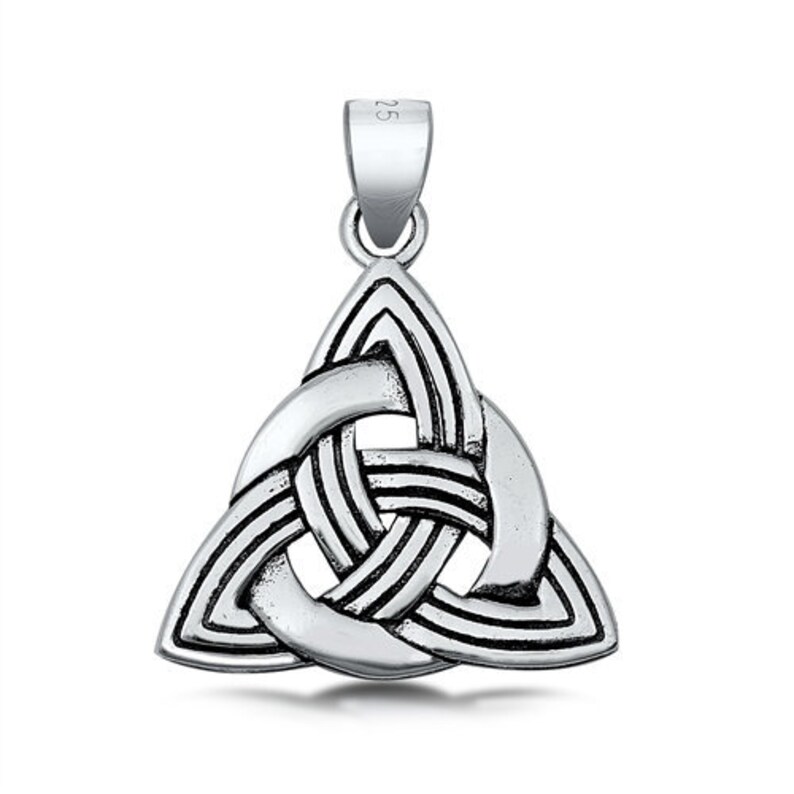 Trinity Knot Necklace Celtic Jewelry Irish Jewelry Celtic Etsy