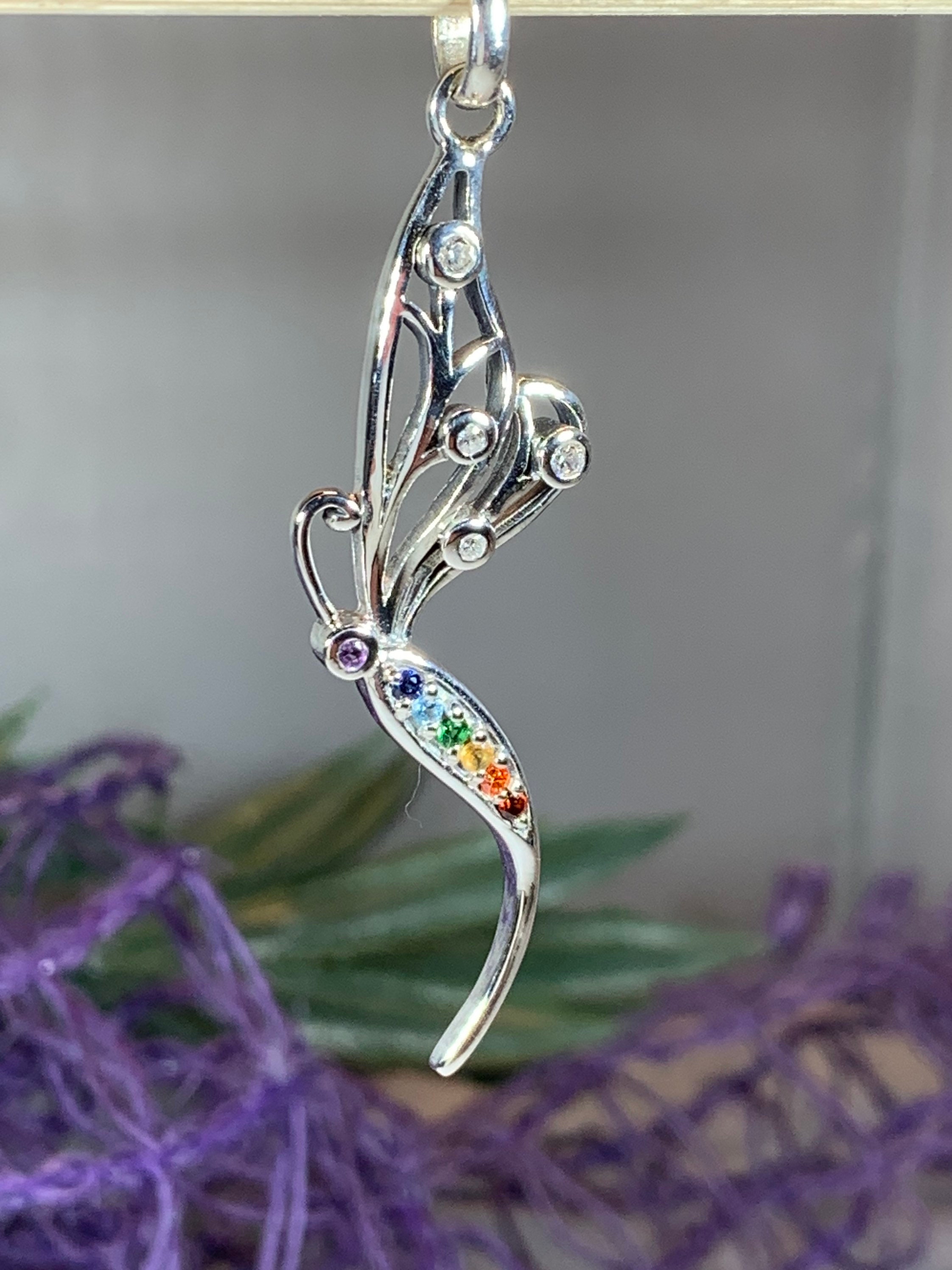 Dragonfly Necklace, Celtic Jewelry, Chakra Jewelry, Mom Gift, Nature