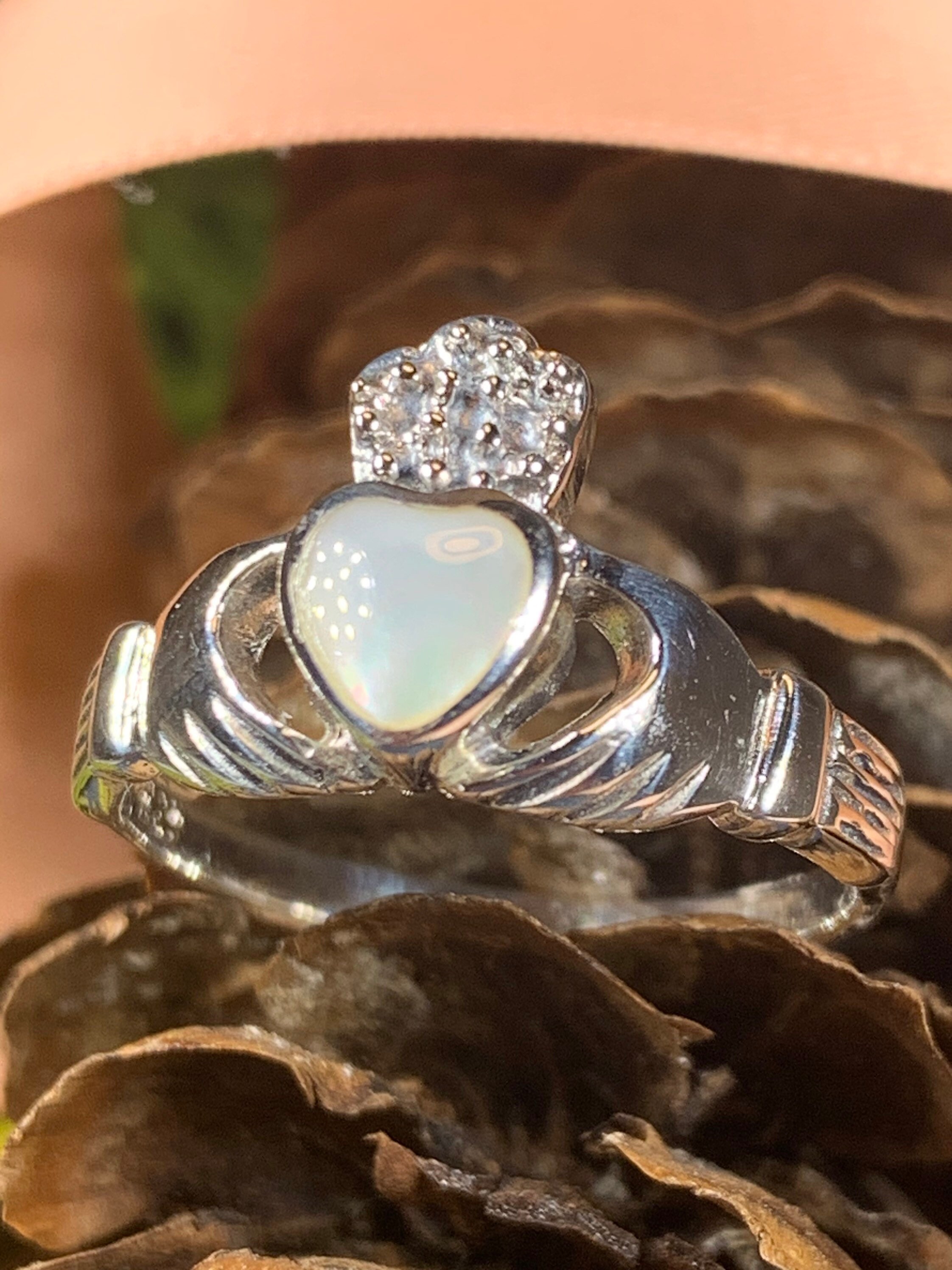Anneau de Claddagh anneau celtique anneau irlandais de promesse