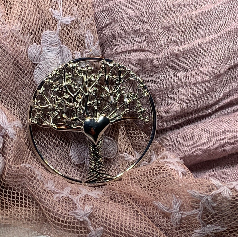 Tree of Life Brooch, Celtic Jewelry, Irish Jewelry, Celtic Brooch, Celtic Pin, Mom Gift, Anniversary Gift, Wiccan Pin, Friendship Gift image 5