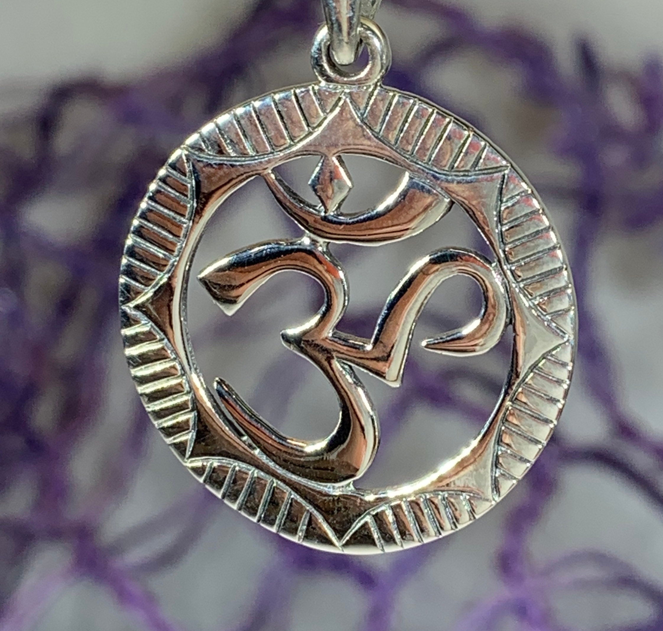 Om Necklace, Om Jewelry, Chakra Jewelry, Yoga Jewelry, Boho Jewelry 