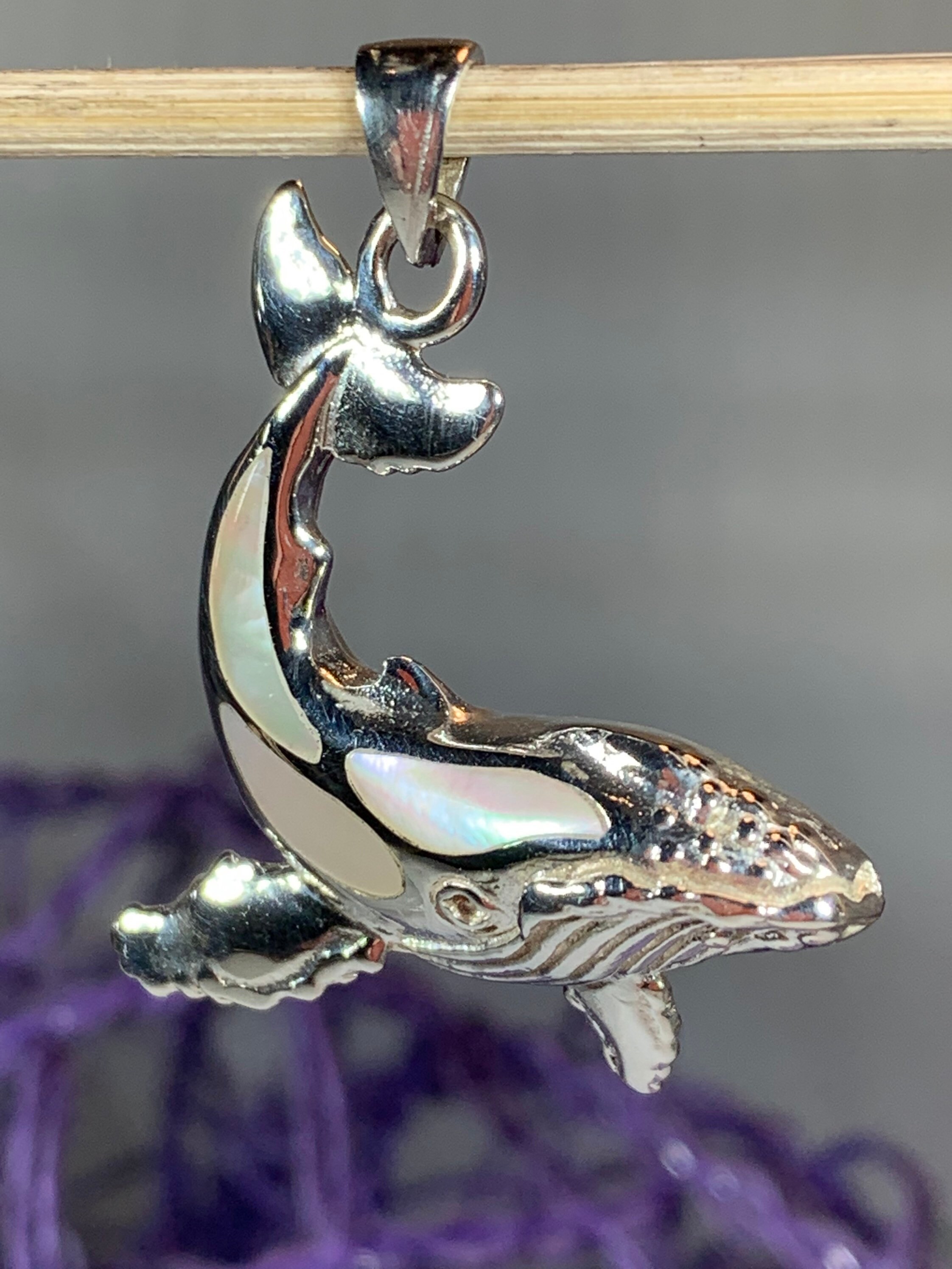 Whale Necklace, Fish Necklace, Beach Jewelry, Nautical Jewelry, Ocean