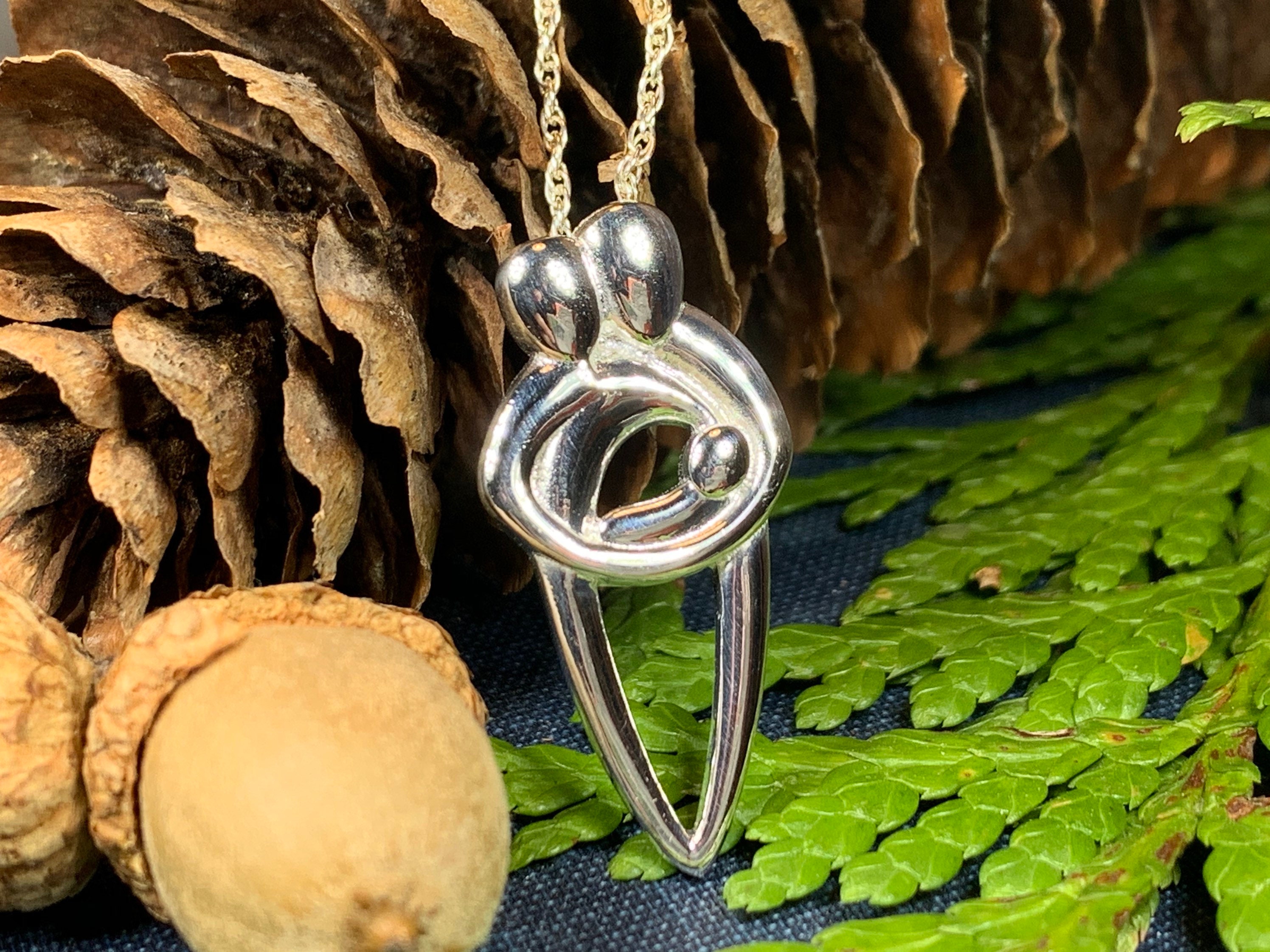 Mother's Knot Necklace Celtic Jewelry 