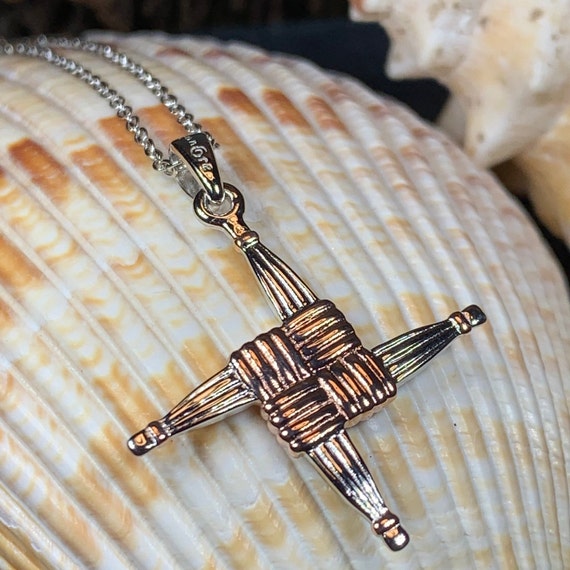 Saint Brigid's Cross Sterling Necklace for Protection and Blessings – Jen  Downey