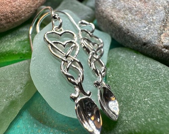 Love shop spoon earrings