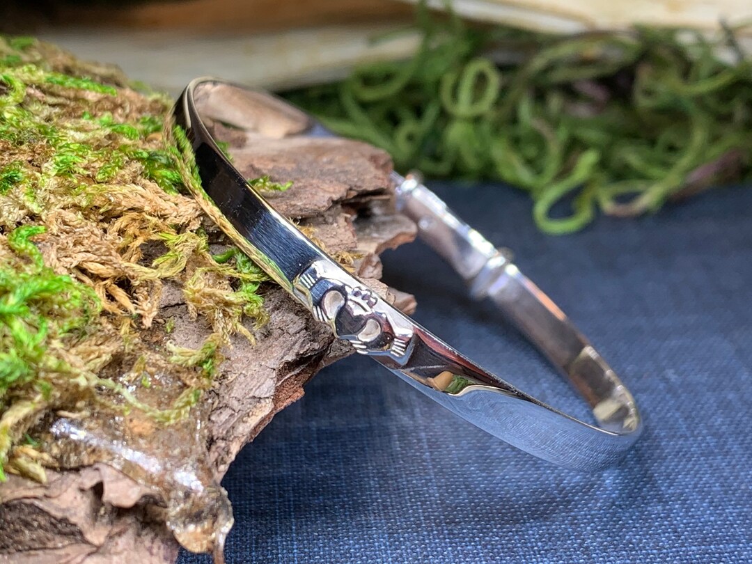 Baby Claddagh Bracelet, Celtic Jewelry, Irish Jewelry, Toddler Jewelry