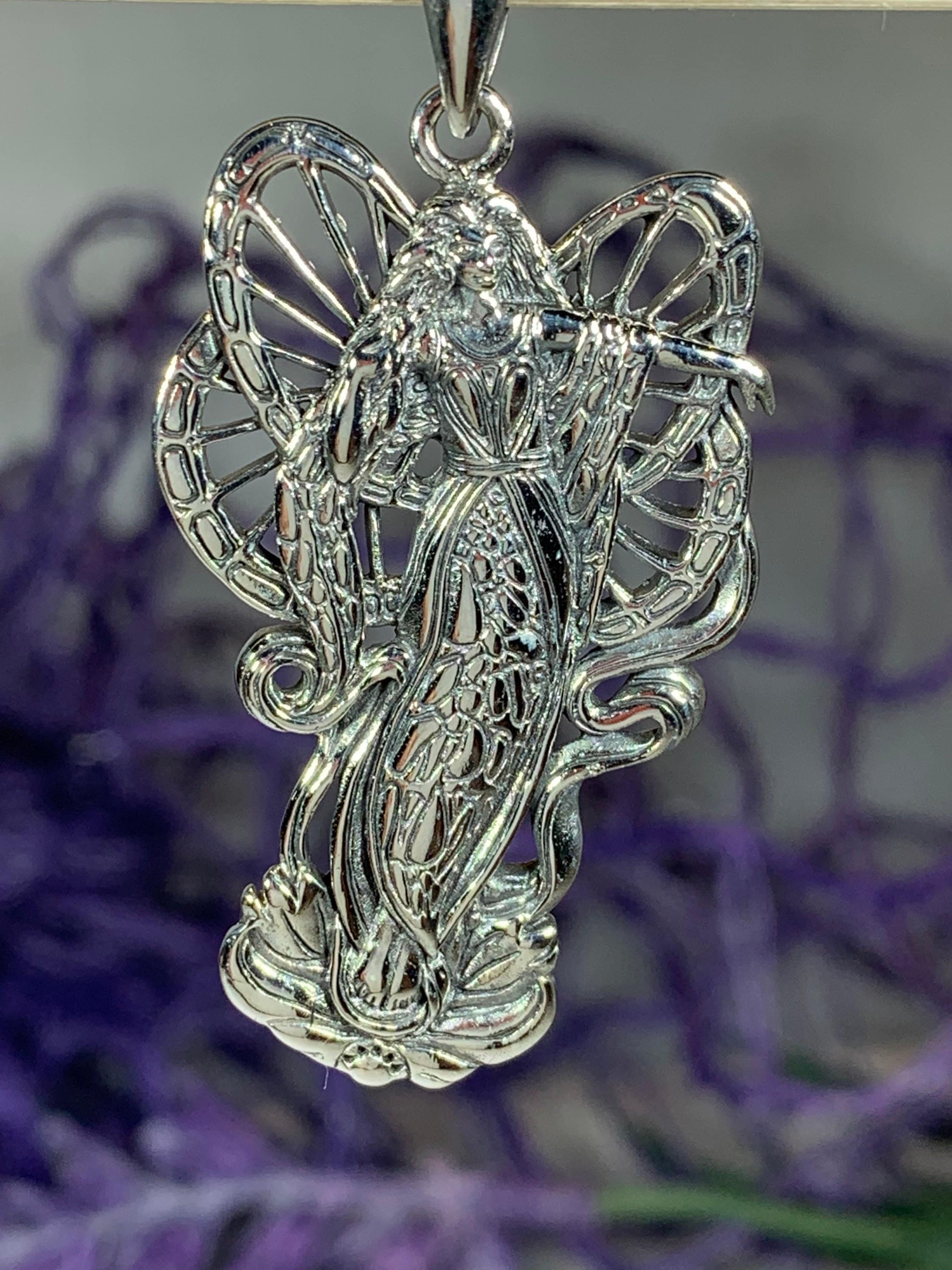 Fairy Necklace, Celtic Jewelry, Butterfly Jewelry, Wiccan Jewelry