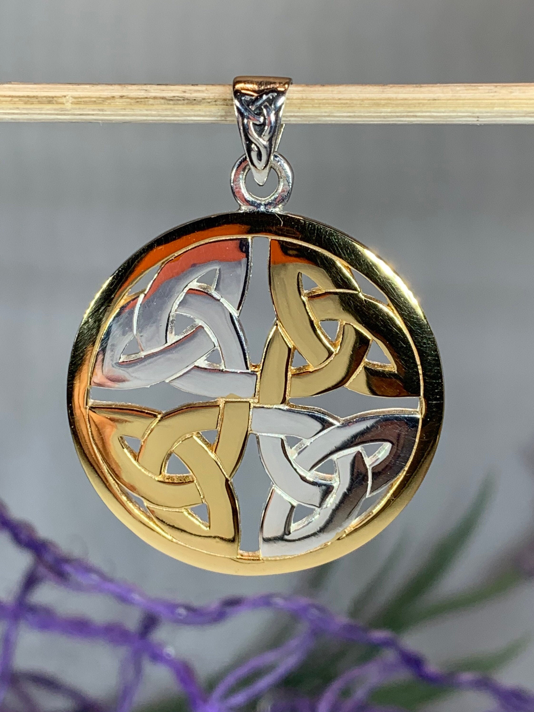 Trinity Knot Necklace, Irish Jewelry, Celtic Knot Jewelry, Triquetra