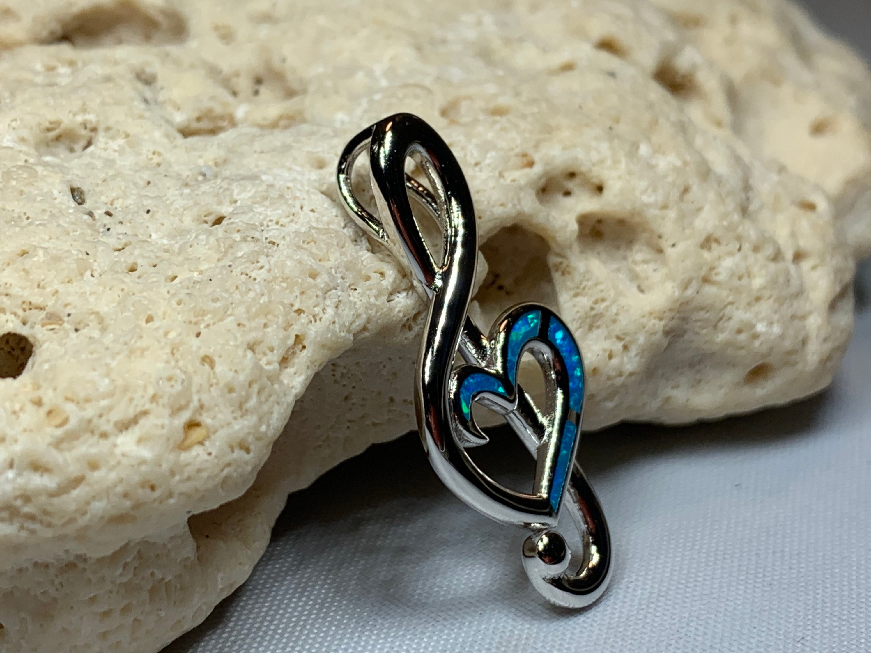 Music Necklace, Music Note Jewelry, Treble Clef Jewelry, Theater