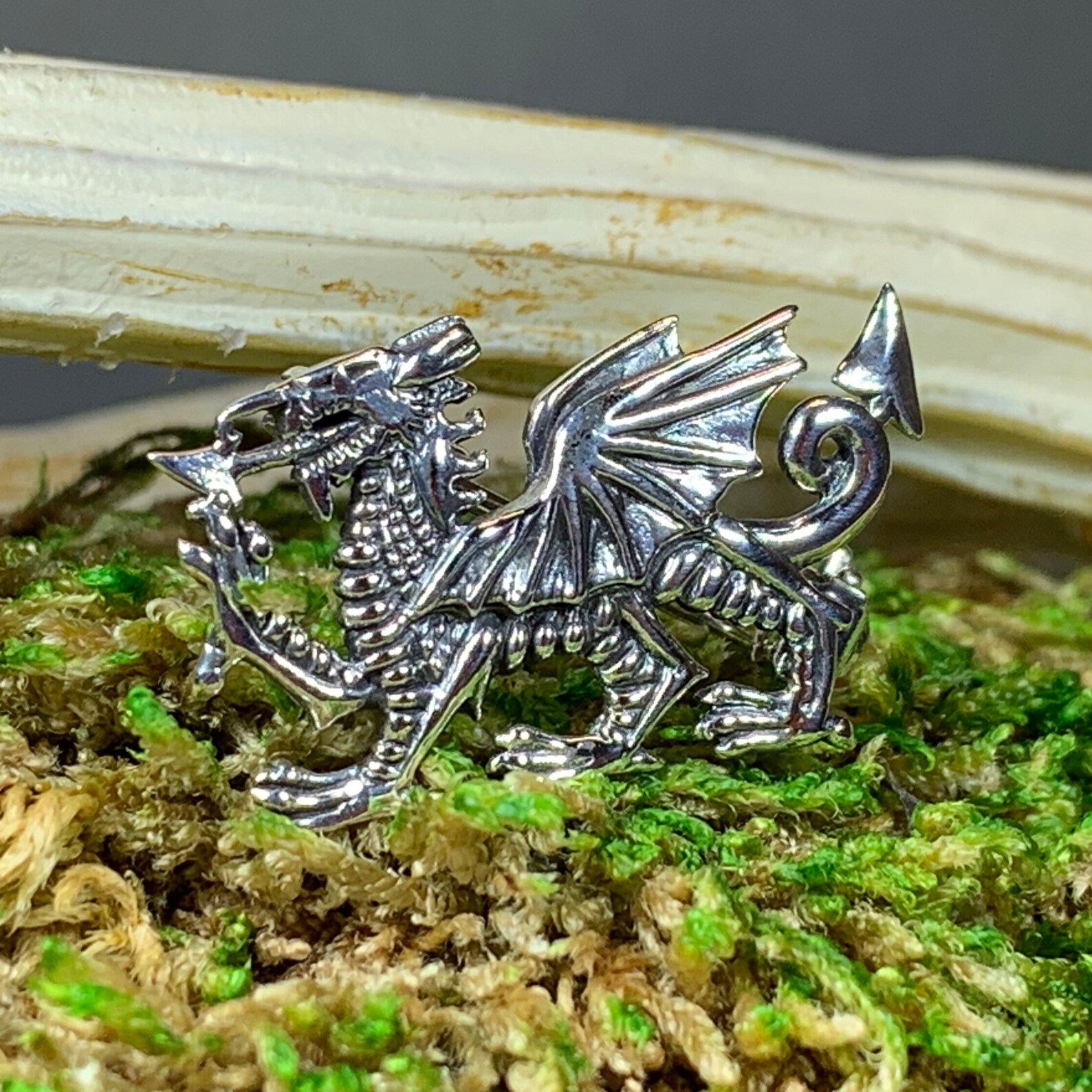 Welsh Dragon Brooch Wales Jewelry Celtic Pin Lapel Pin Etsy