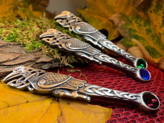 Celtic Raven Kilt Pin, Scottish Jewelry, Irish Kilt Pin, Tartan Pin, Cape  Pin, Bagpiper Gift, Scotland Pin, Celtic Shawl Pin, Viking Jewelry 