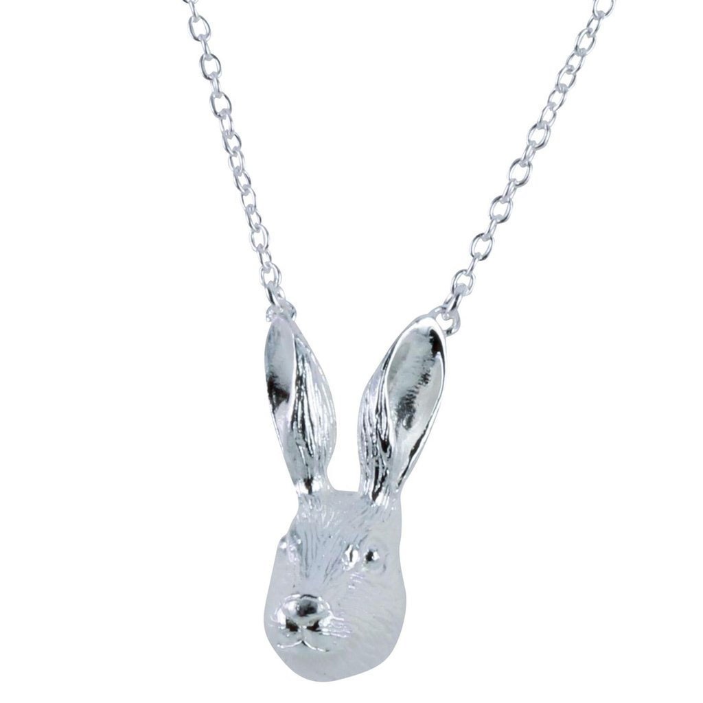 Rabbit Necklace, Nature Jewelry, Family Jewelry, Mom Gift, Hare, Bunny ...