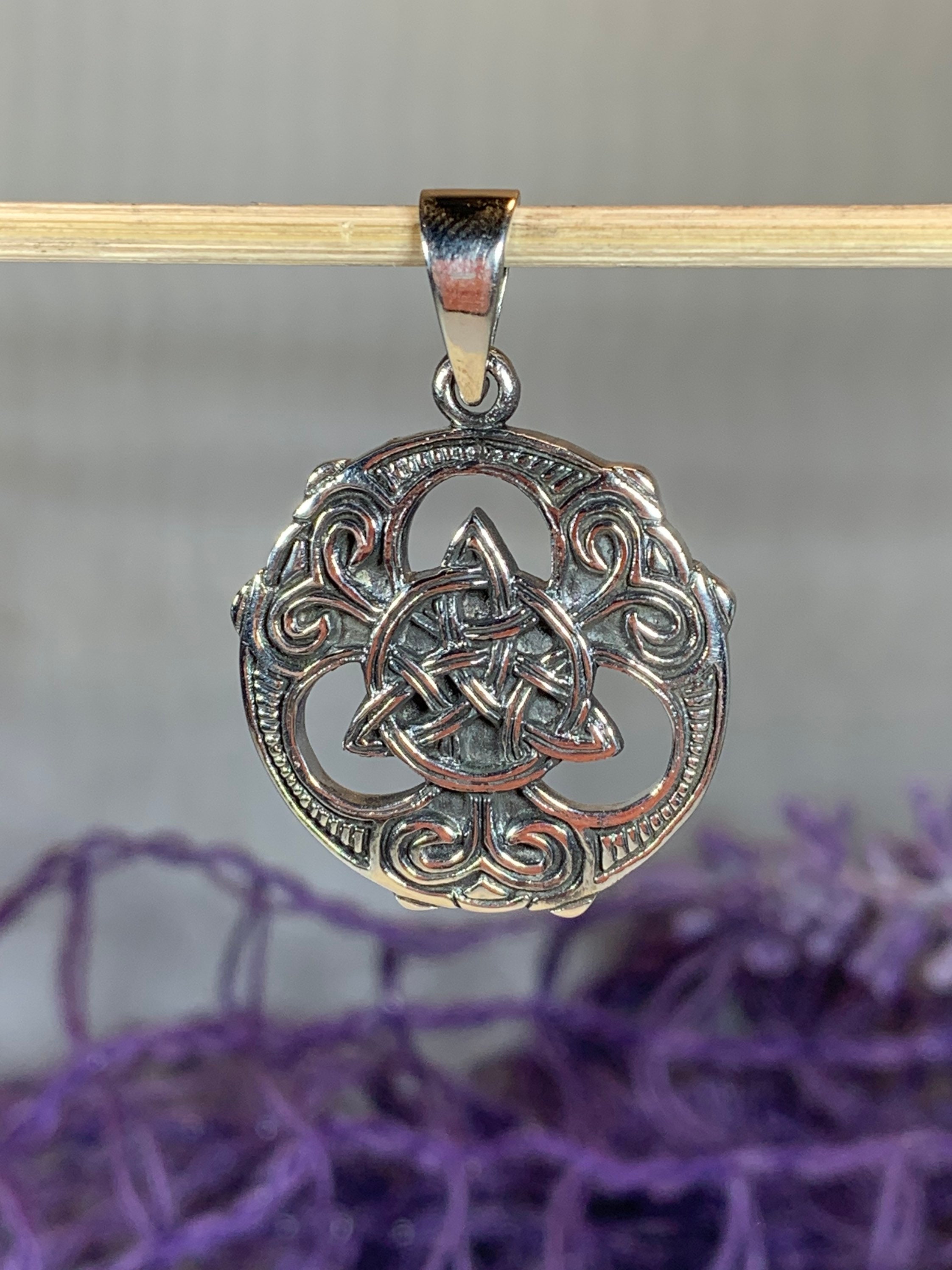 Viking Trinity Knot Necklace, Celtic Jewelry, Norse Jewelry, Pagan ...
