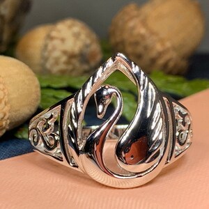 Swan Ring Children of Lir Jewelry Celtic Ring Irish Ring - Etsy