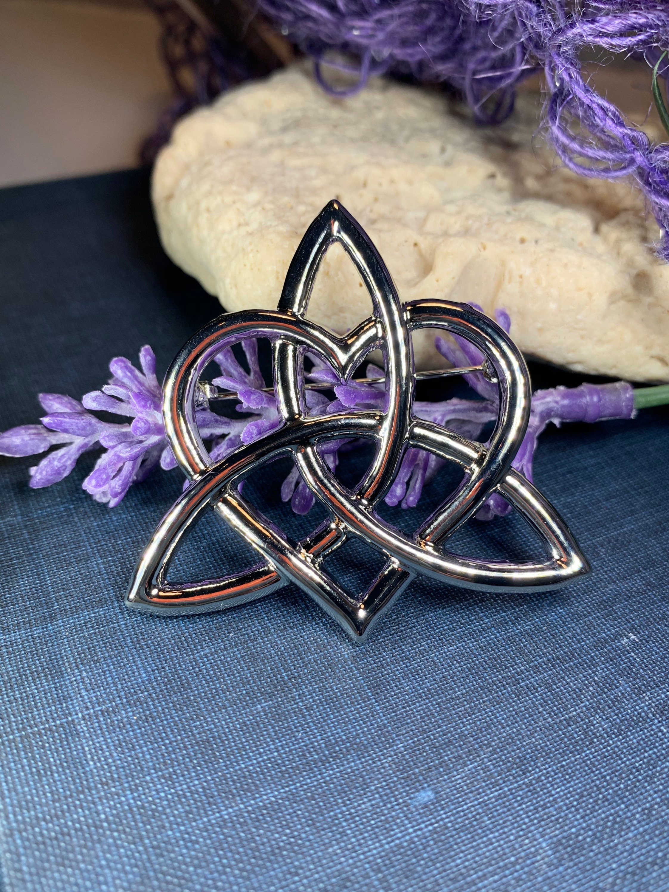 Celtic Knot Brooch, Celtic Jewelry, Irish Jewelry, Scotland Brooch