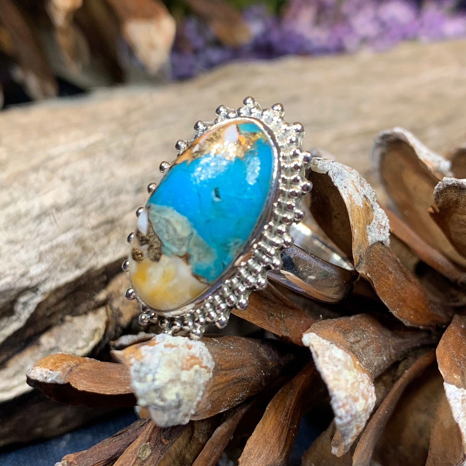 Spiny oyster 2024 turquoise ring