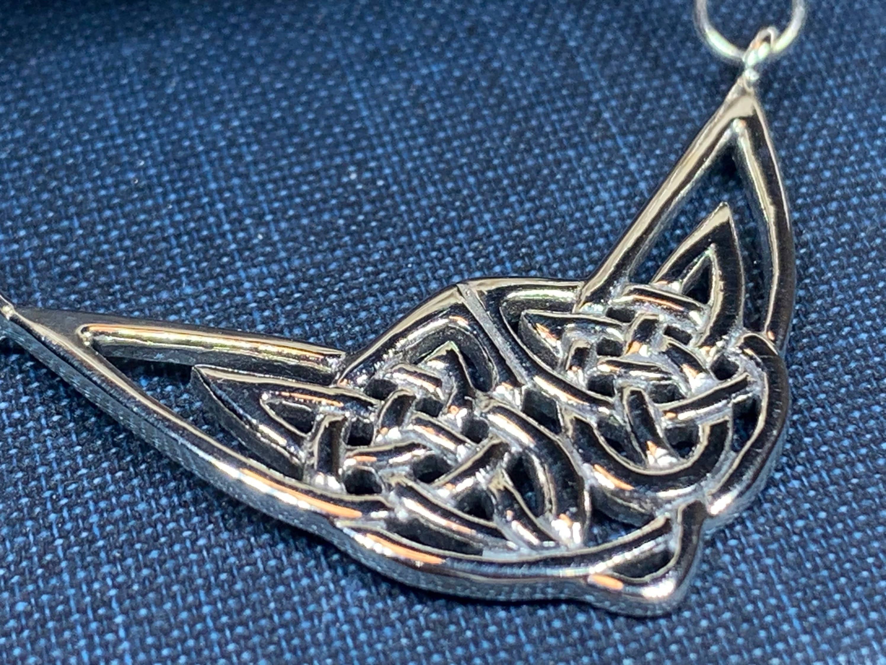 Celtic Knot Necklace Celtic Necklace Irish Jewelry Trinity Etsy