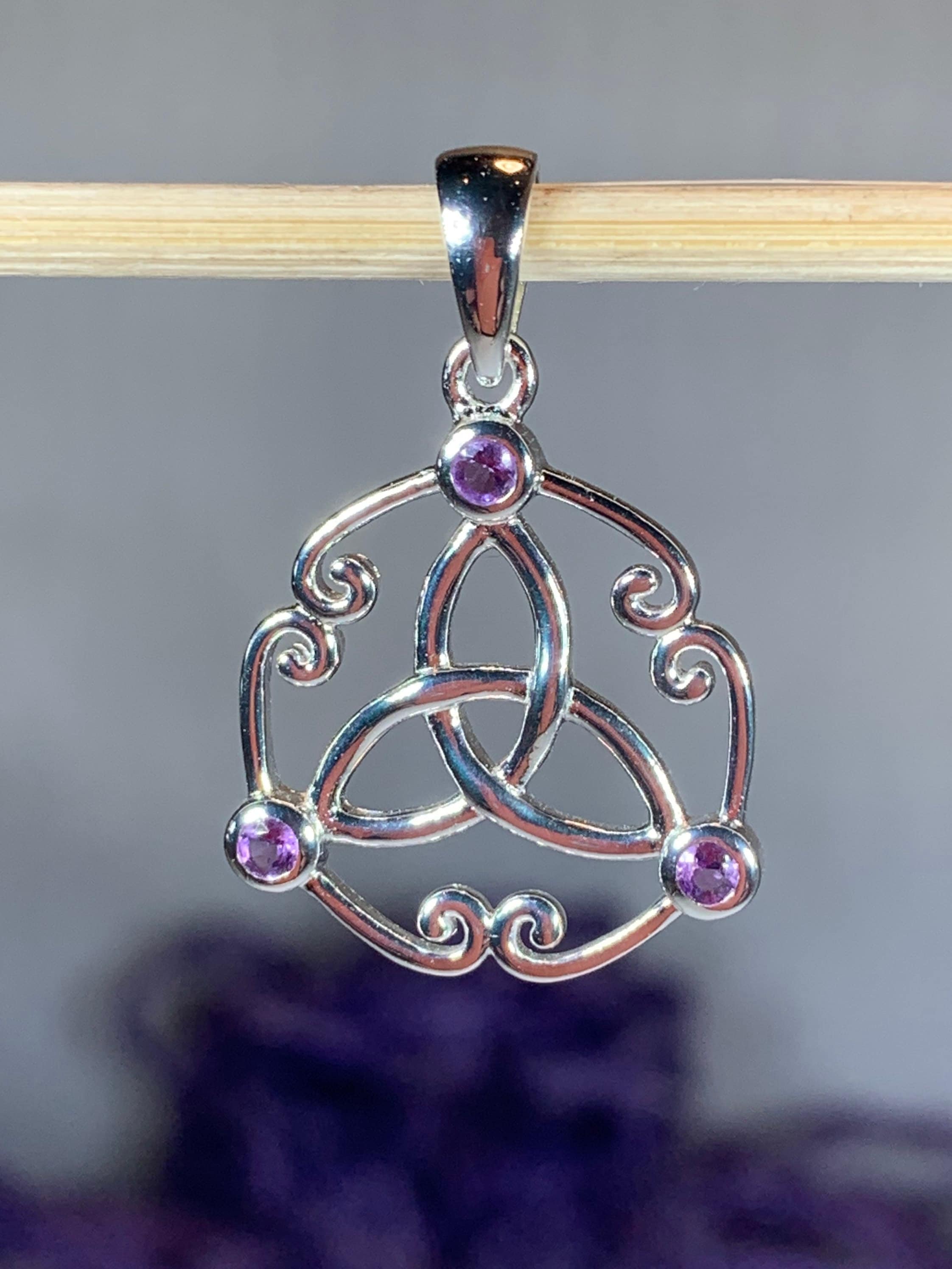 Trinity Knot Necklace, Love Knot Jewelry, Celtic Jewelry, Scotland