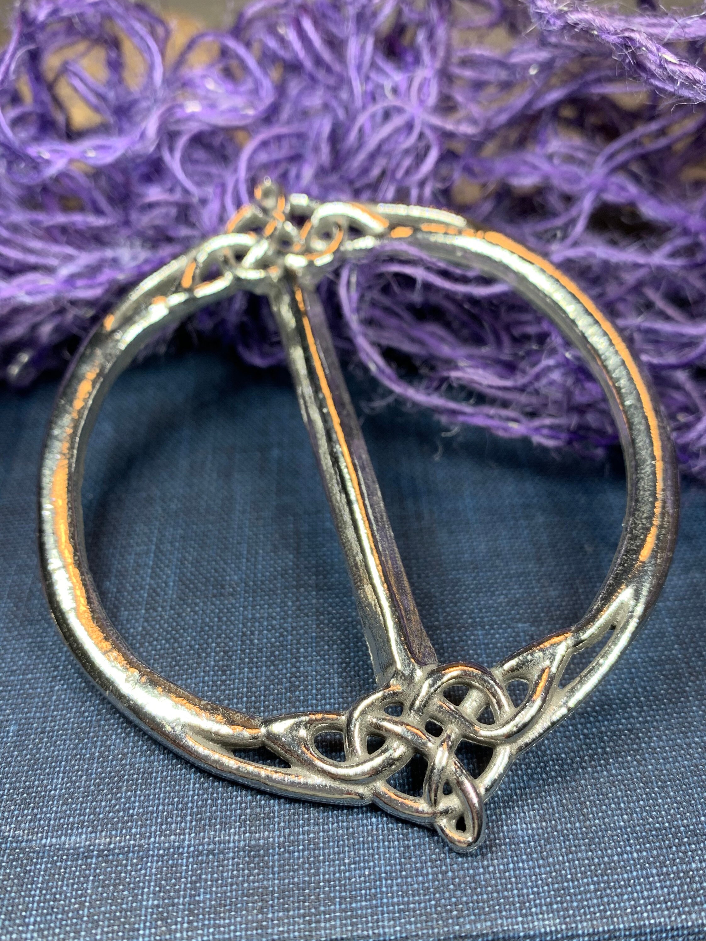 Celtic Knot Scarf Ring, Scotland Jewelry, Norse Jewelry, Ireland