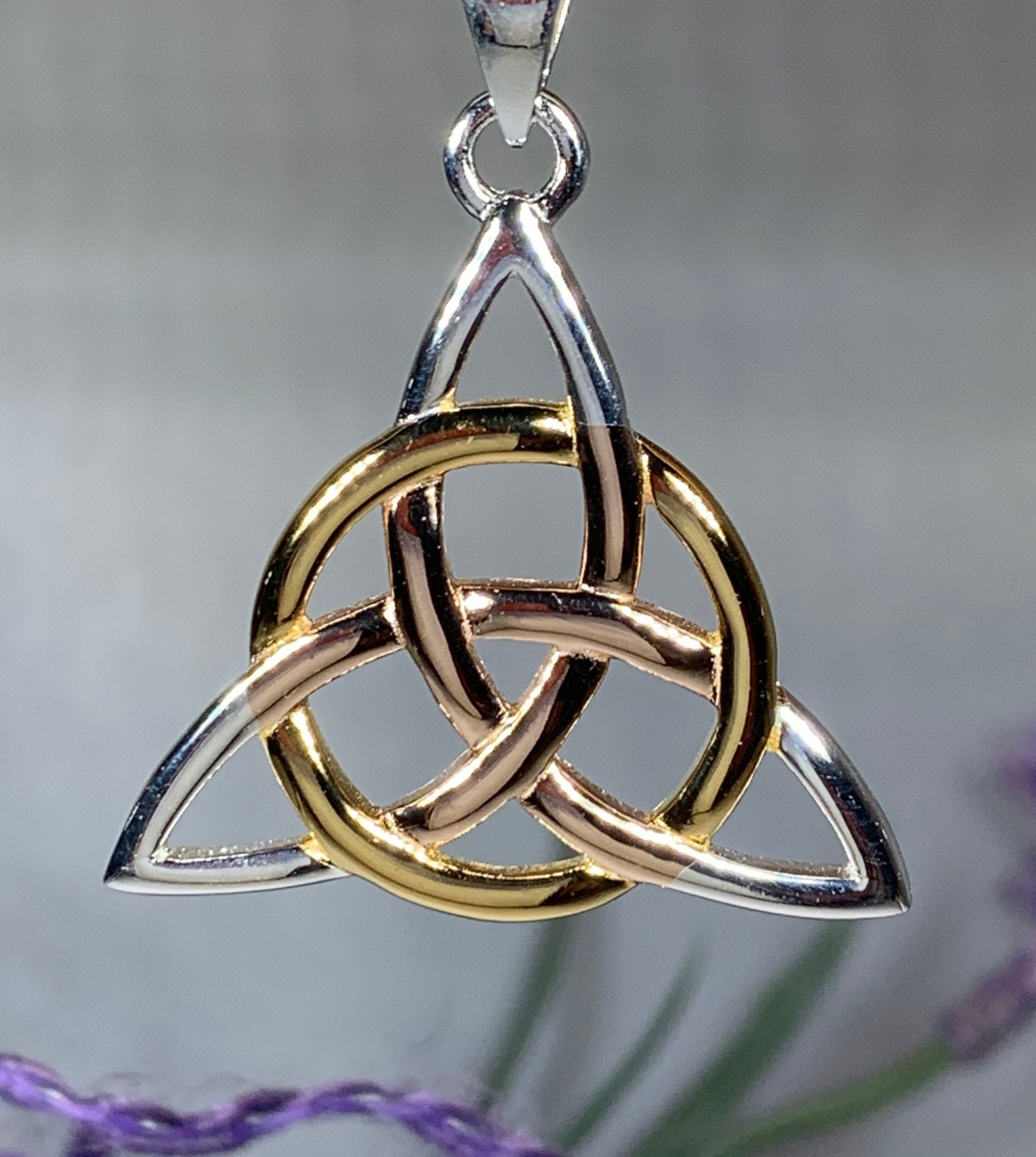 Trinity Knot Necklace, Celtic Jewelry, Irish Jewelry, Bridal Jewelry, Scotland Jewelry