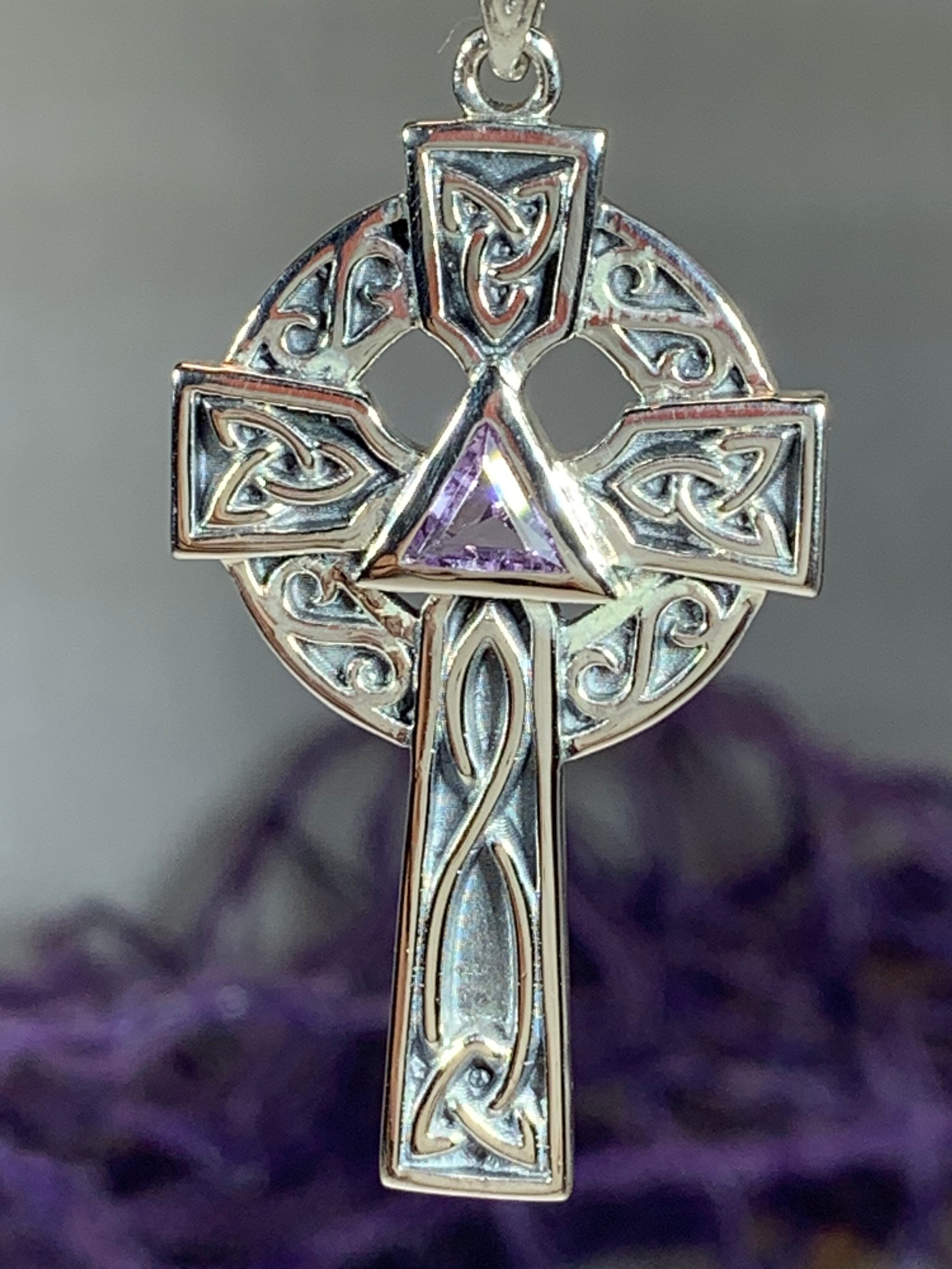 Celtic Cross Necklace, Claddagh Jewelry, Irish Cross, Irish Jewelry