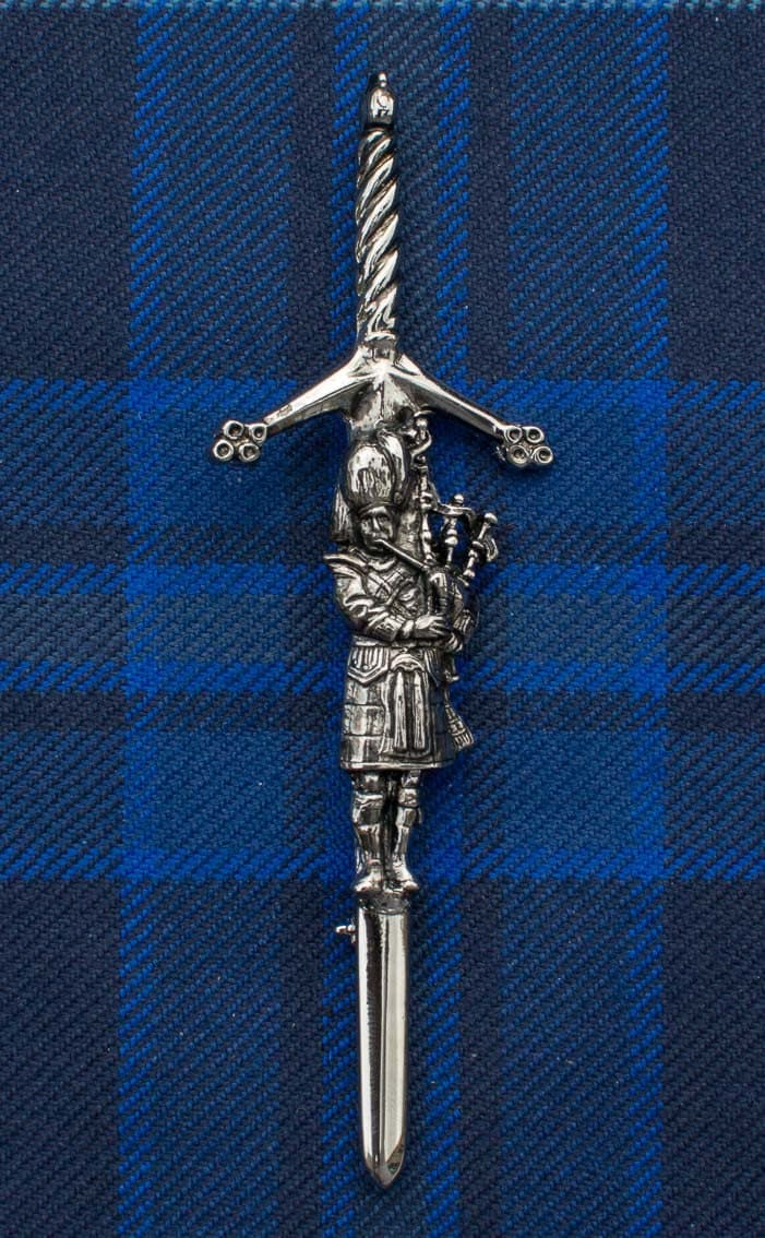 Bagpipes Kilt Pin, Scotland Jewelry, Irish Jewelry, Celtic Jewelry