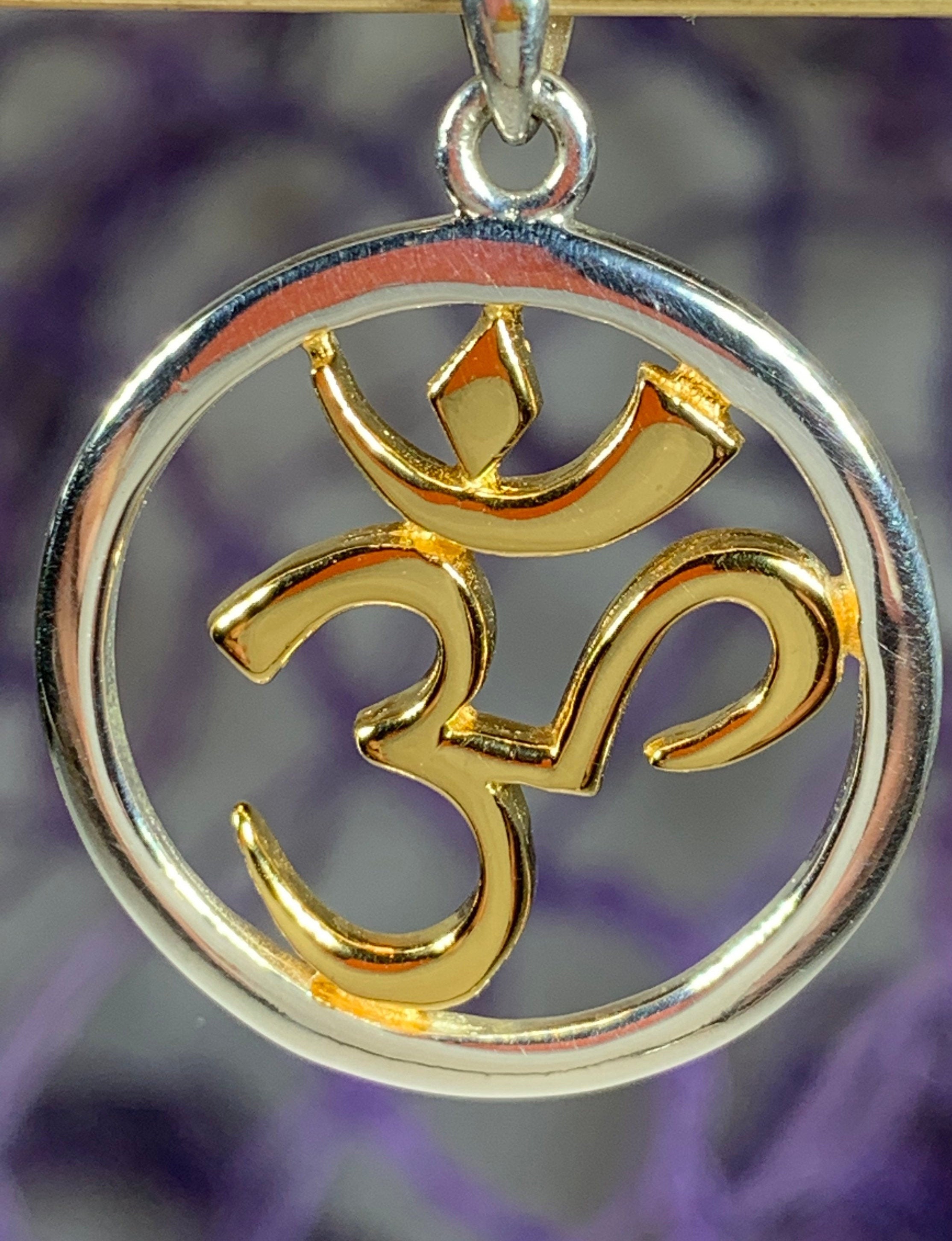 Om Necklace, Om Jewelry, Chakra Jewelry, Yoga Jewelry, Boho Jewelry 