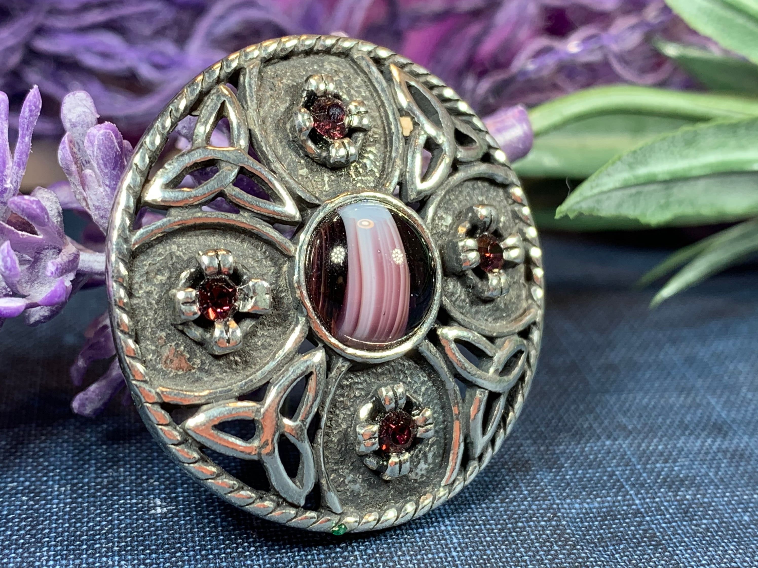 Trinity Knot Brooch, Celtic Pin, Celtic Jewelry, Celtic Knot Brooch