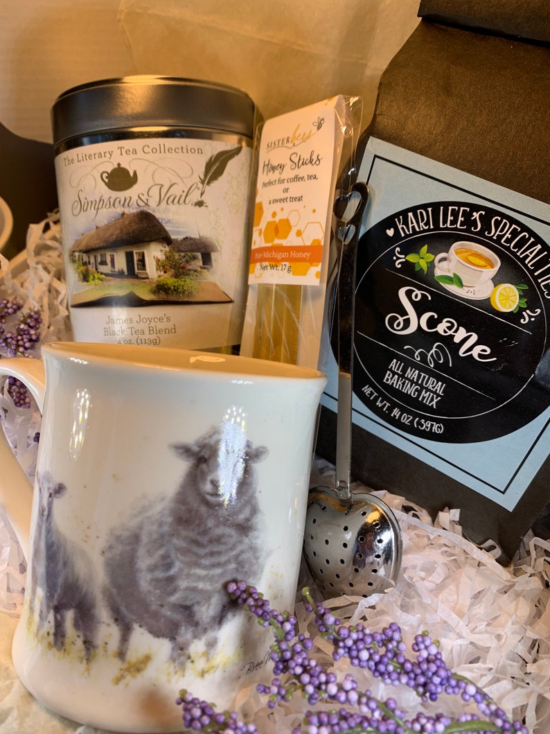 Irish Gift Box Tea Gift Box Ireland Sheep Mug Ireland Gift Etsy