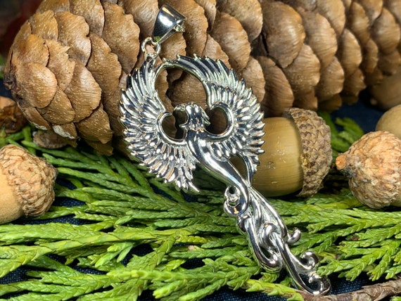 Etsy phoenix necklace deals