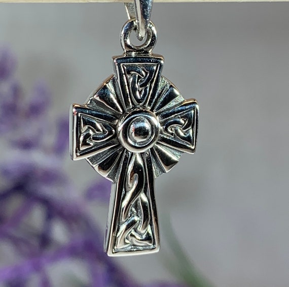 Celtic Cross Necklace Irish Cross Irish Jewelry First | Etsy