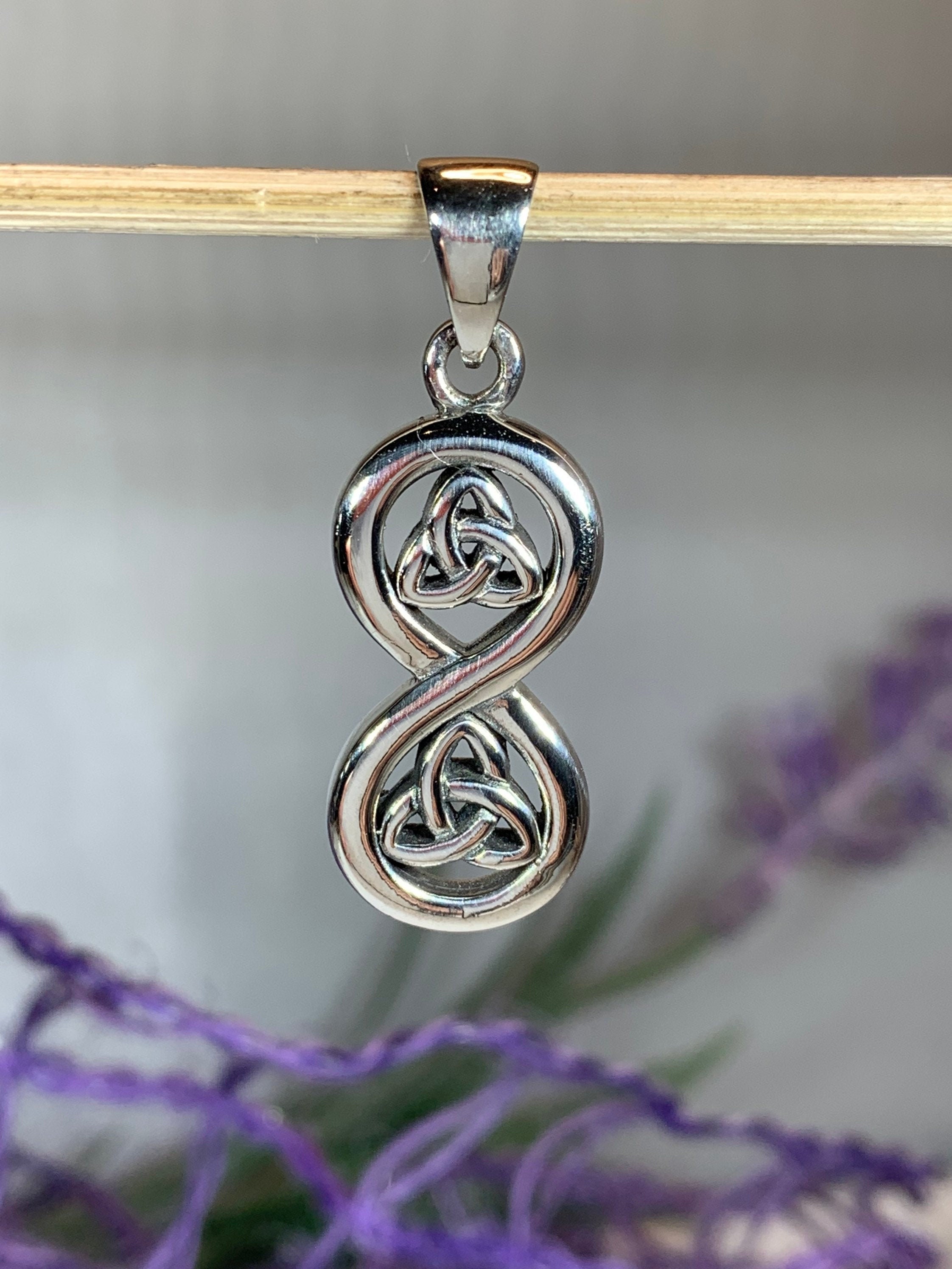 Trinity Knot Necklace, Infinity Jewelry, Celtic Jewelry, Celtic Knot Jewelry, Anniversary Gift