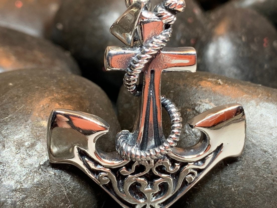 Anchor Necklace, Nautical Jewelry, Christian Jewelry, Hope Necklace