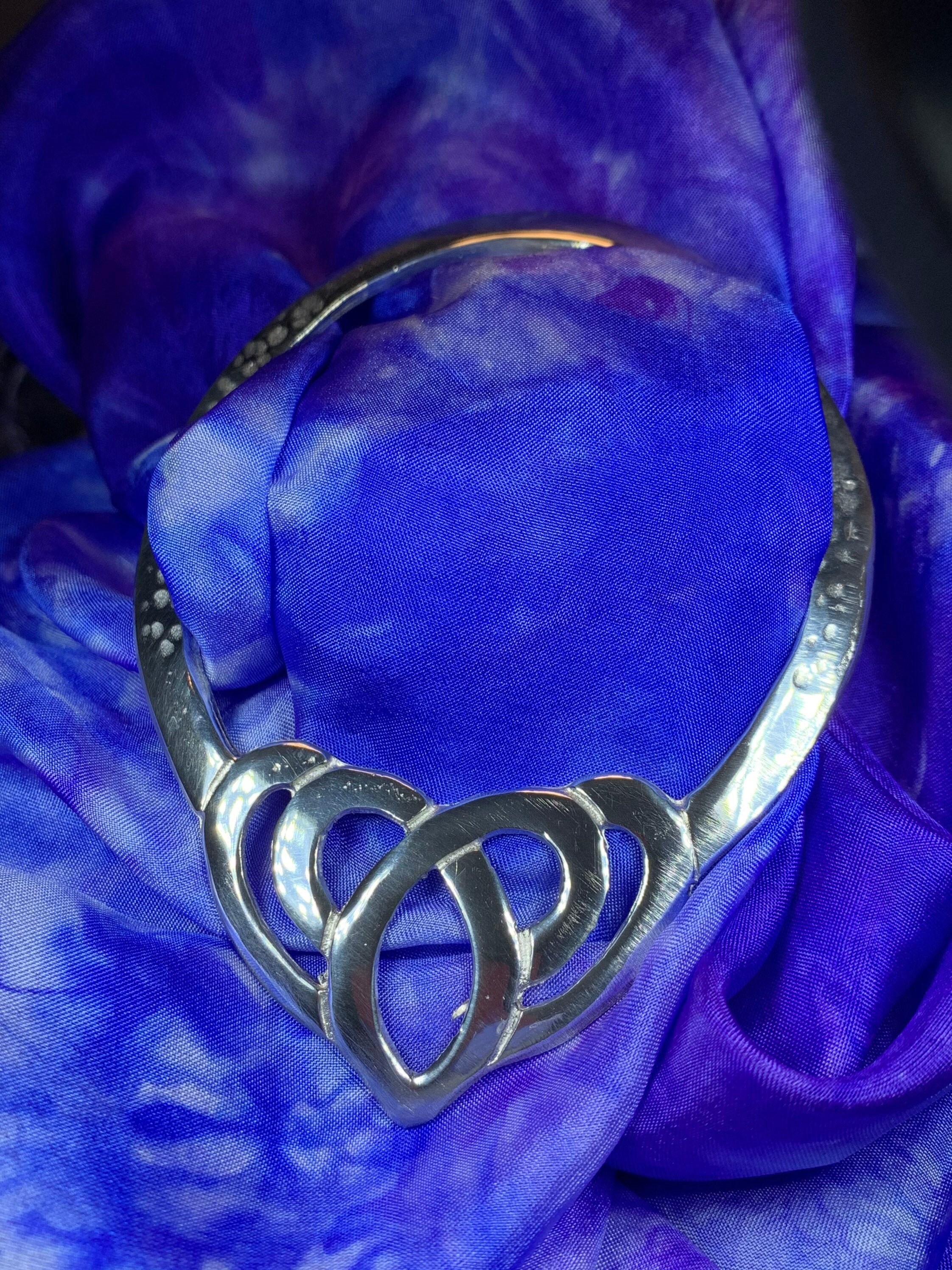 Celtic Heart Scarf Ring, Scotland Jewelry, Ireland Jewelry, Celtic Jewelry, Celtic Knot Jewelry