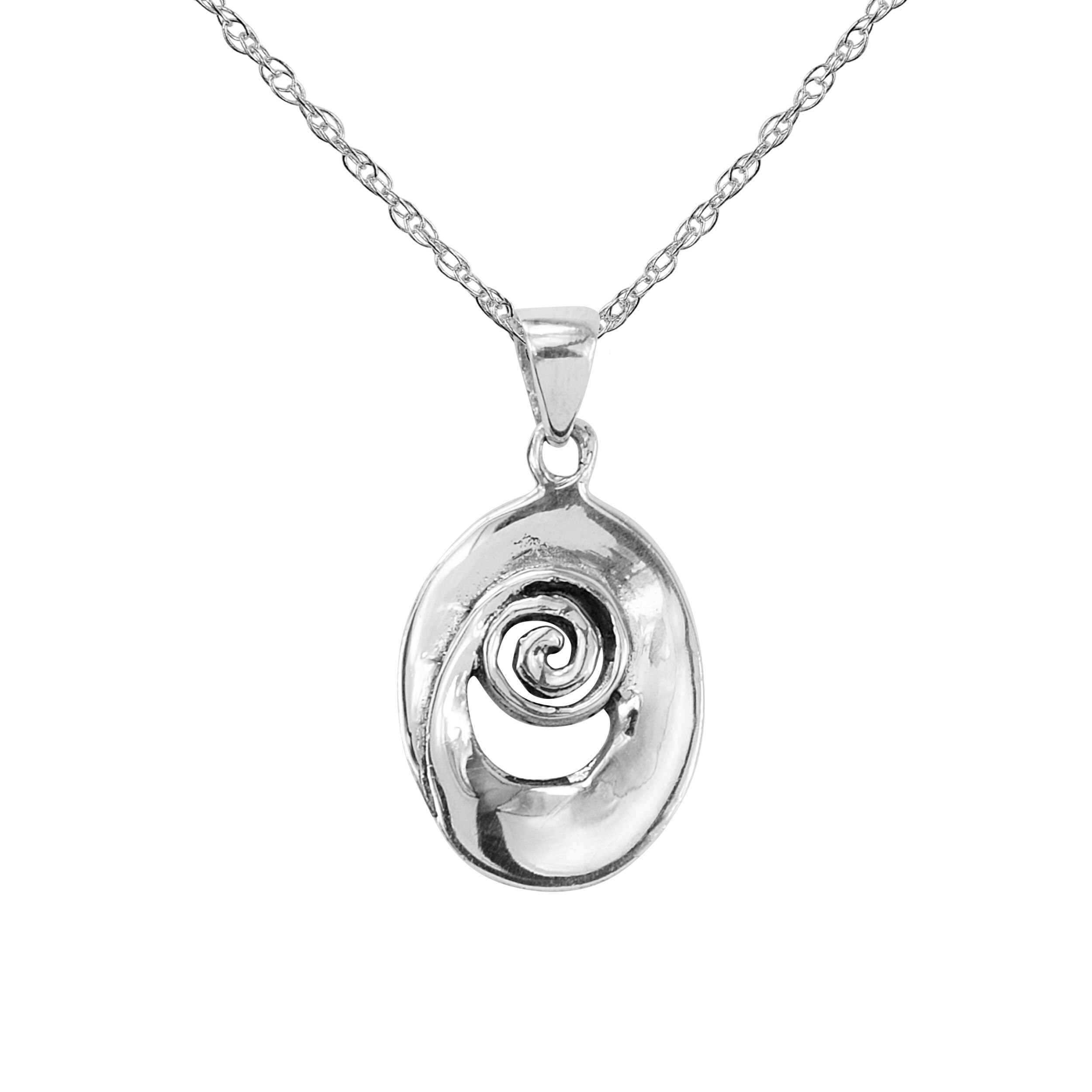 Celtic Spiral Necklace, Celtic Necklace, Gift for Her