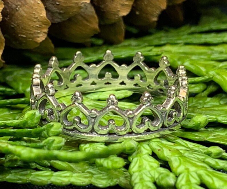 Crown Ring Celtic Ring Irish Jewelry Princess Jewelry Etsy