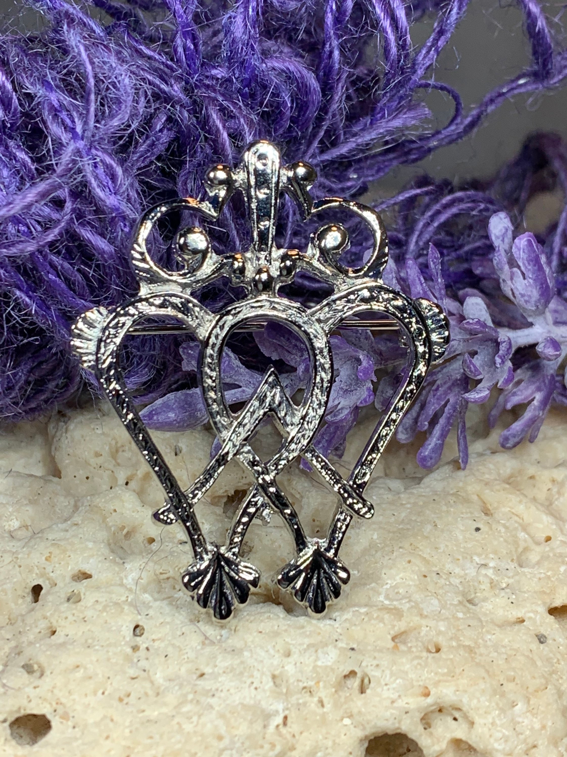 Luckenbooth Brooch, Scotland Jewelry, Mary Queen of Scots, Scotland Pin