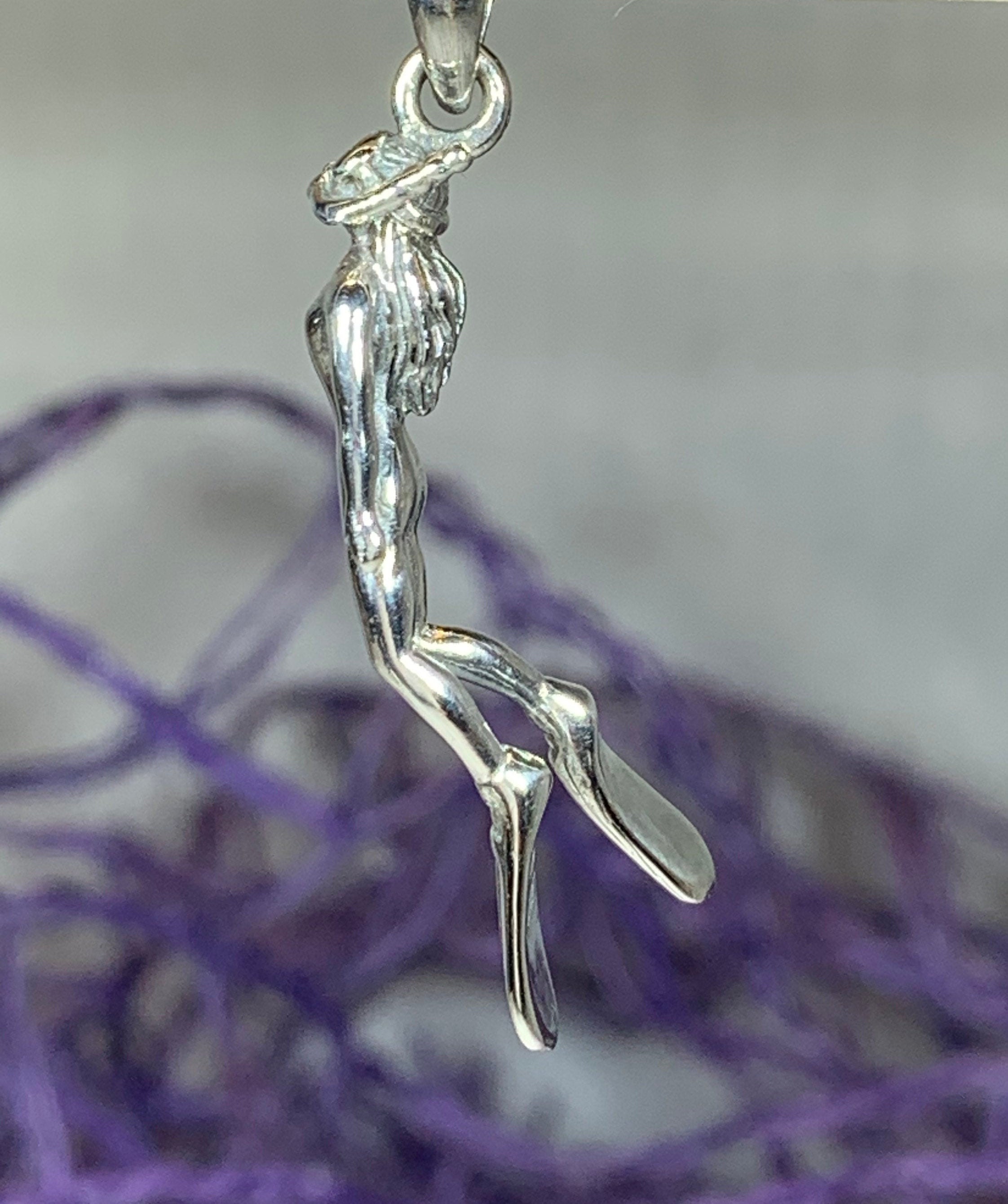 Diver Necklace, Ocean Jewelry, Sea Jewelry, Diver Gift, Swimmer Gift