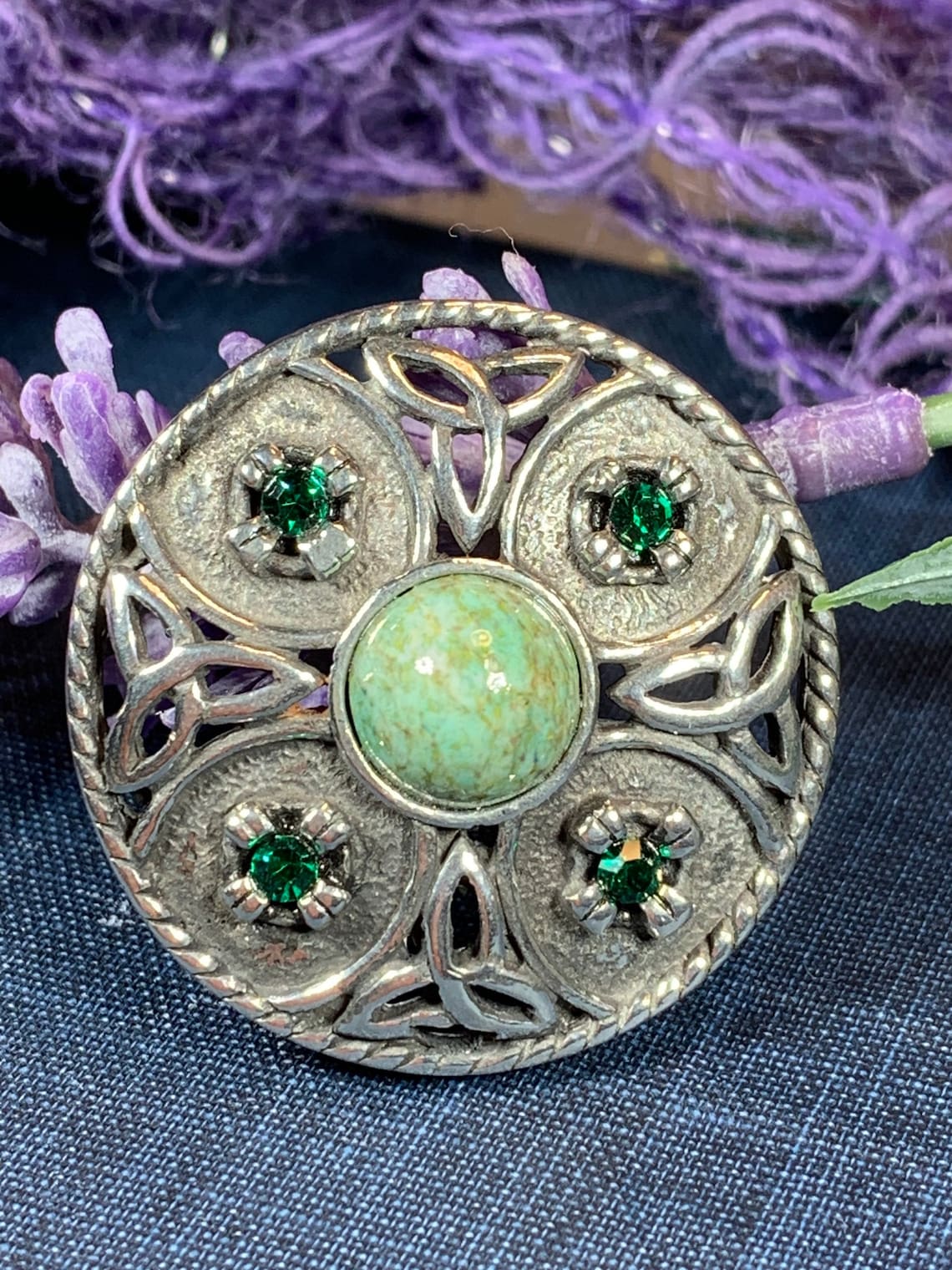 Trinity Knot Brooch Celtic Pin Celtic Jewelry Celtic Knot Etsy