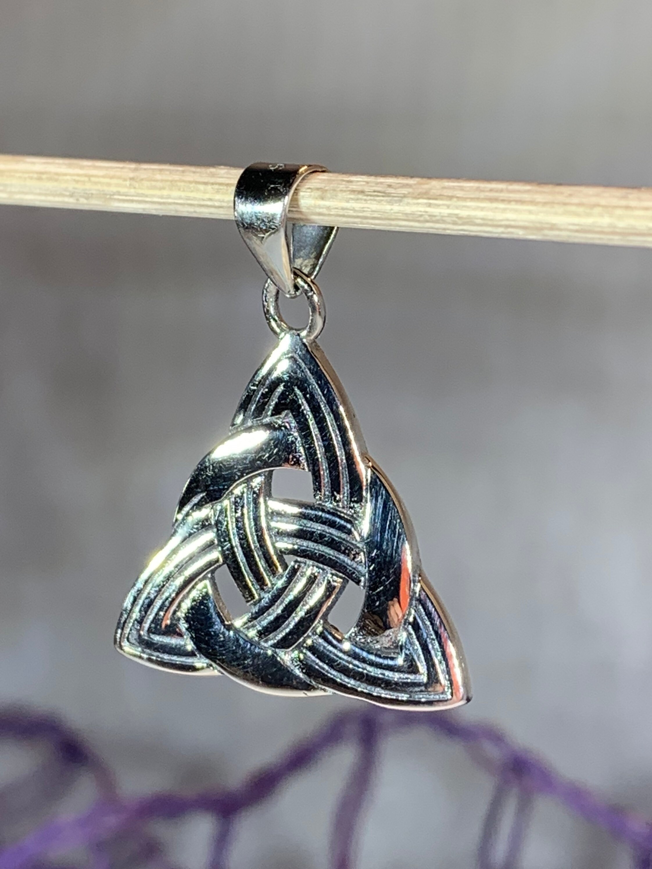 Trinity Knot Necklace, Celtic Jewelry, Irish Jewelry, Celtic Knot