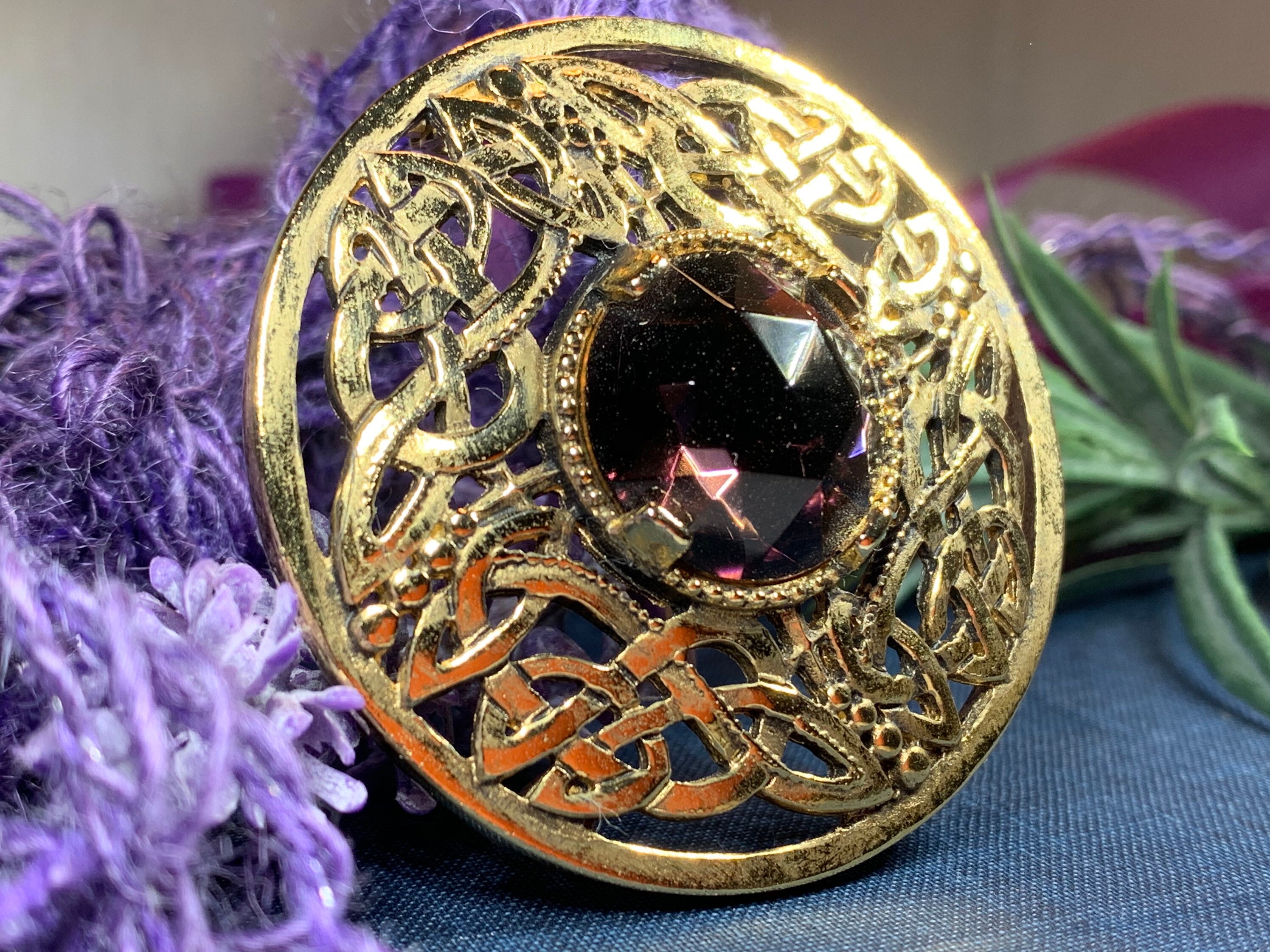 Celtic Knot Brooch, Celtic Jewelry, Irish Jewelry, Scotland Jewelry