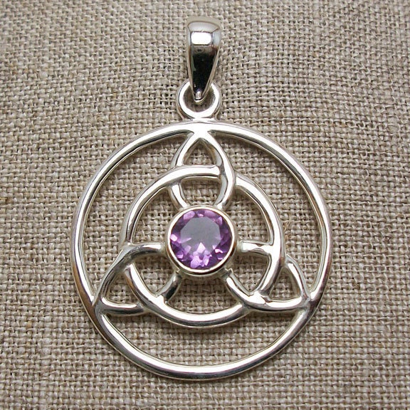 Trinity Knot Necklace, Celtic Jewelry, Irish Jewelry, Triquetra, Celtic
