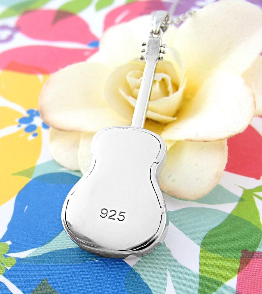 Guitar Necklace, Music Jewelry, Rock and Roll Jewelry, Country Music