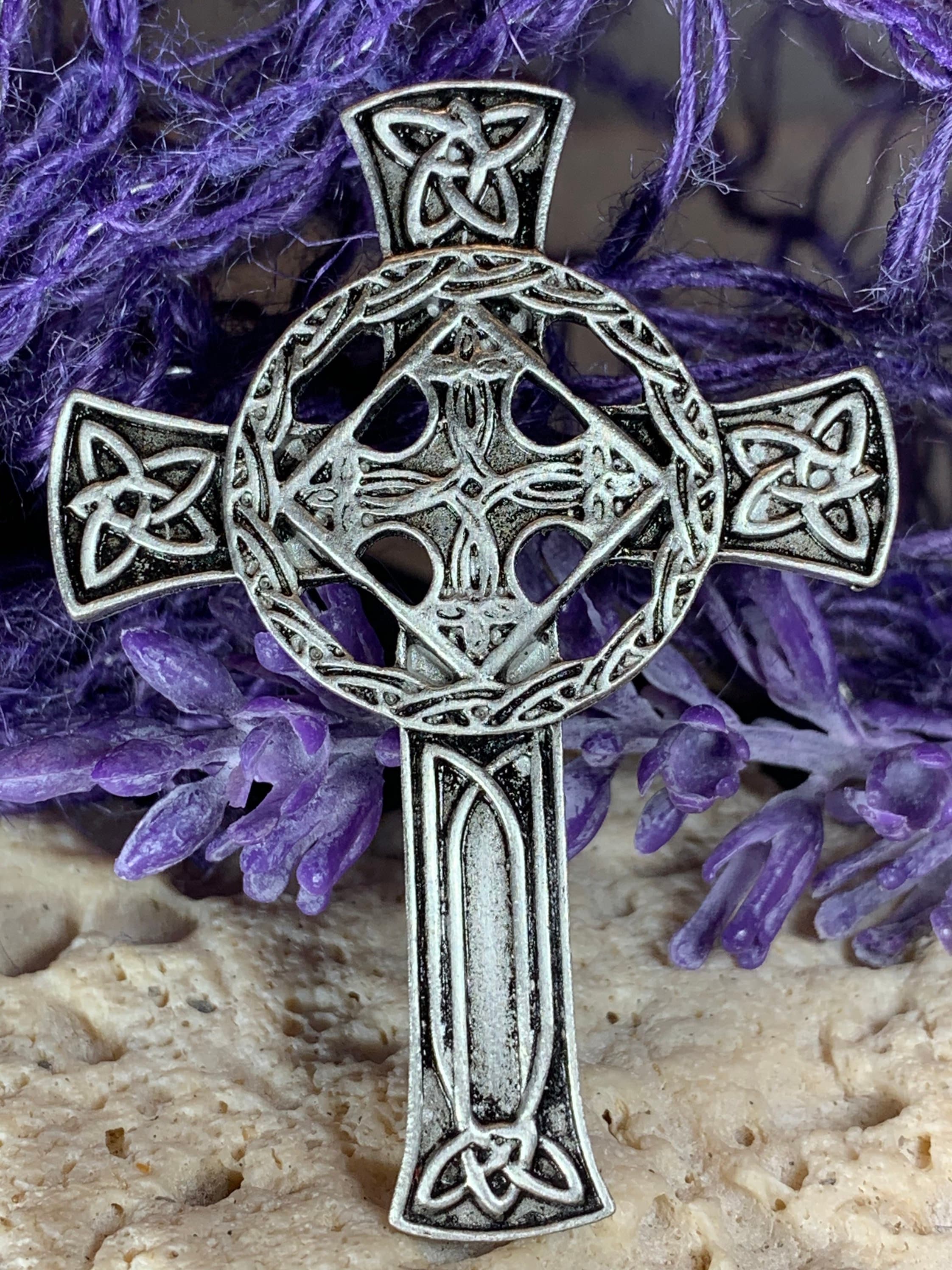 Celtic Cross Brooch, Celtic Jewelry, Irish Jewelry, Ireland Pin