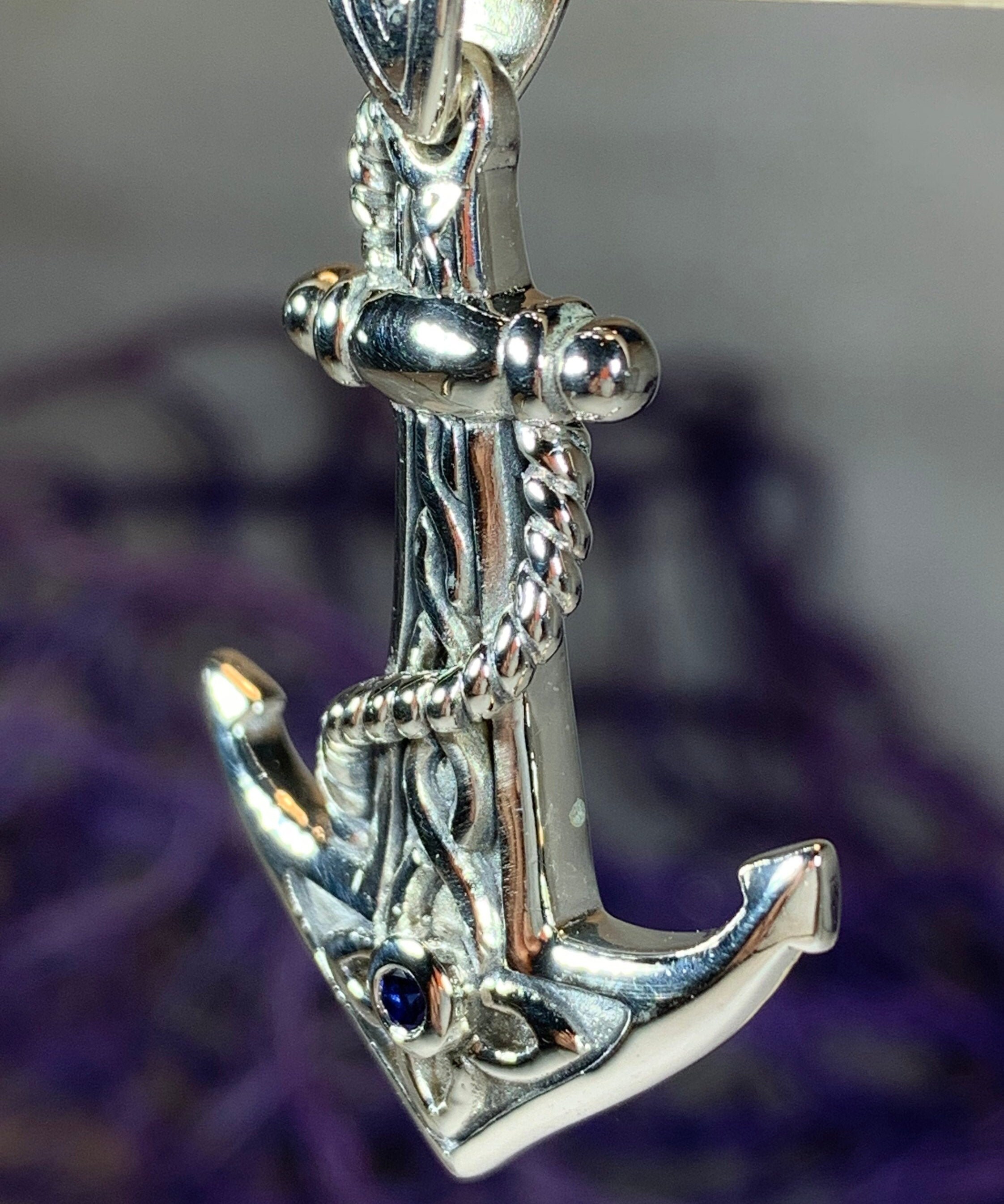 Anchor Necklace, Nautical Jewelry, Christian Jewelry, Hope Necklace