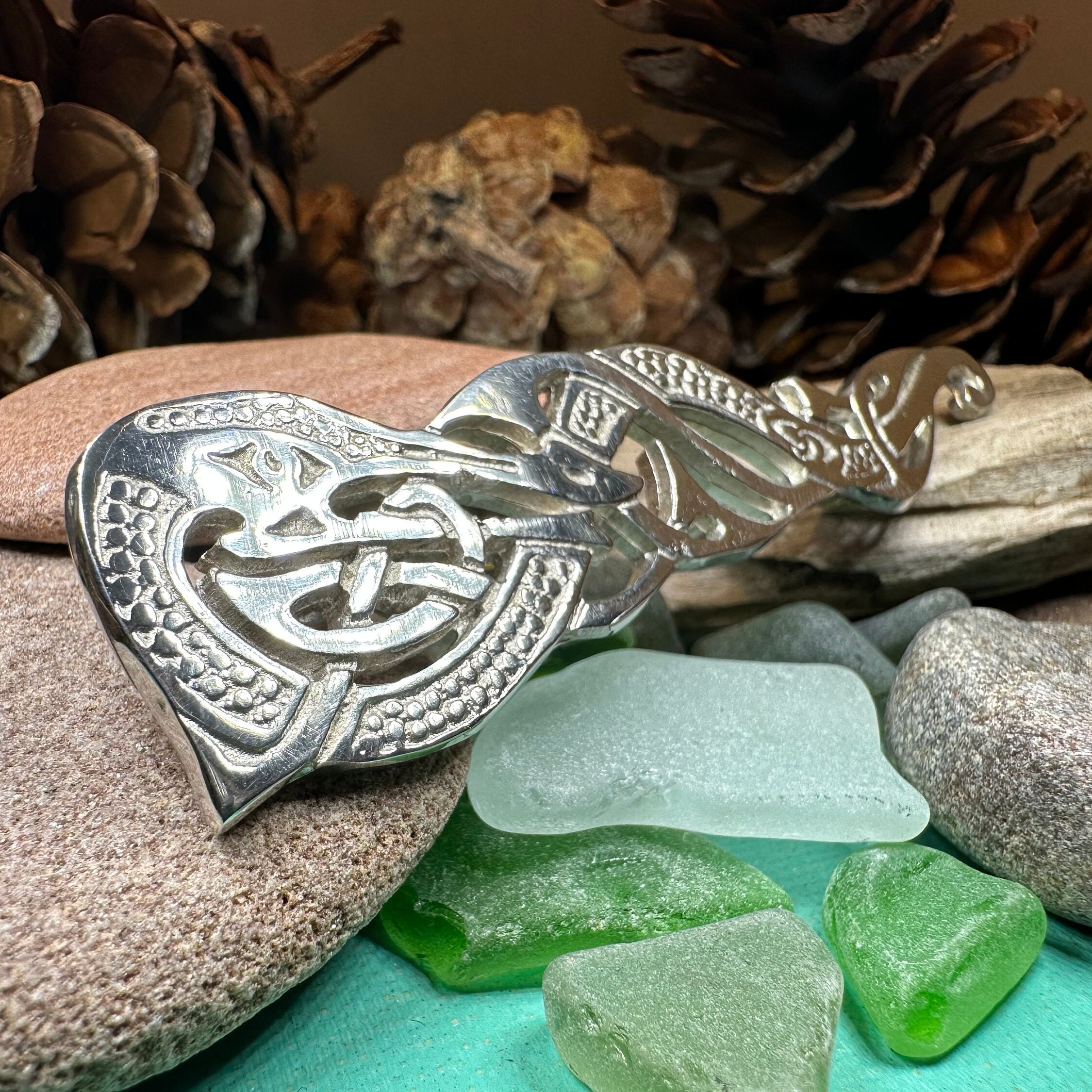 Dragon Kilt Pin, Scottish Jewelry, Tartan Pin, Cape Pin, Fireman Gift,  Police Gift, Bagpipes, Scotland Pin, Celtic Shawl Pin, Viking Jewelry -   Israel